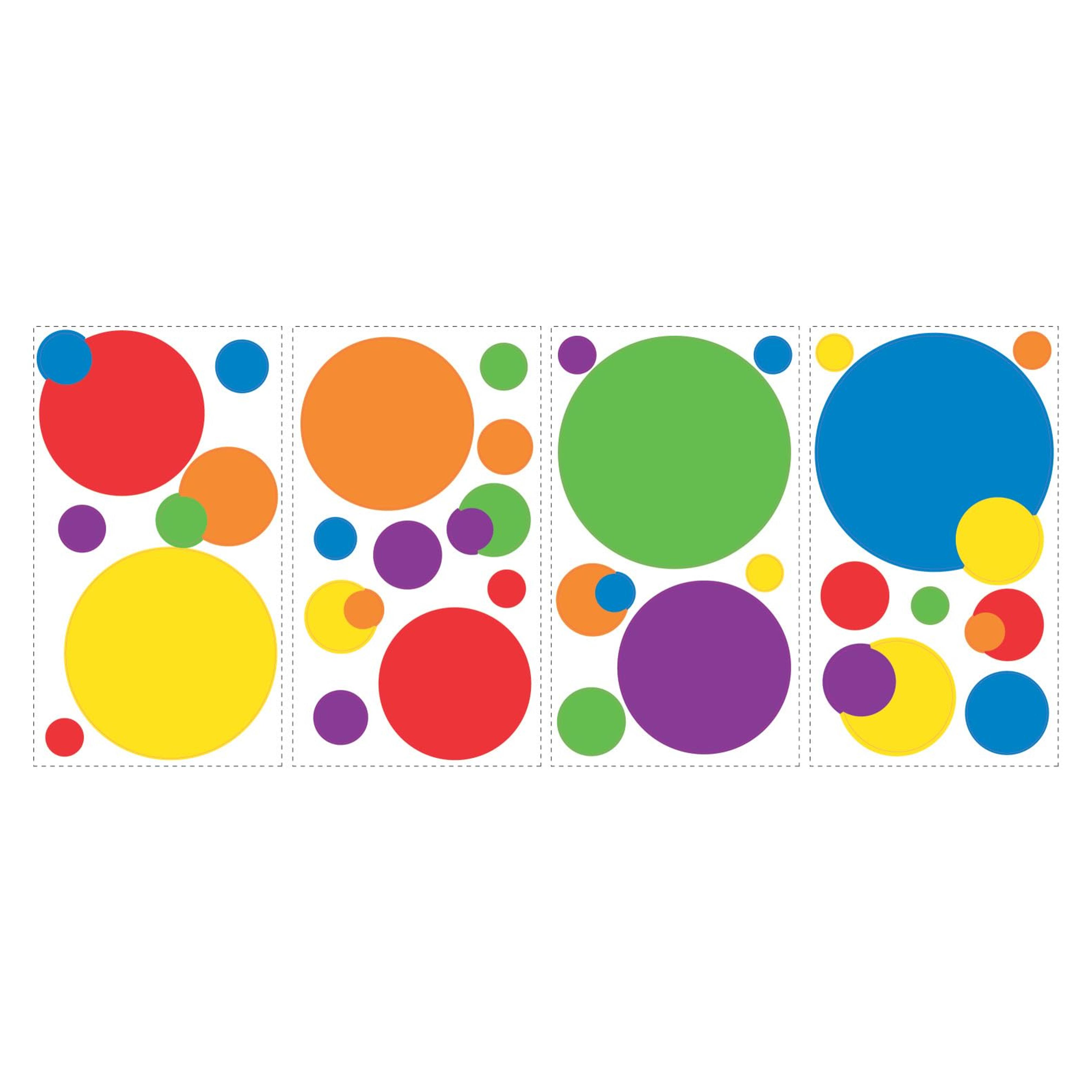 RoomMates Just Dots Primary Colors Peel & Stick Wall Decals