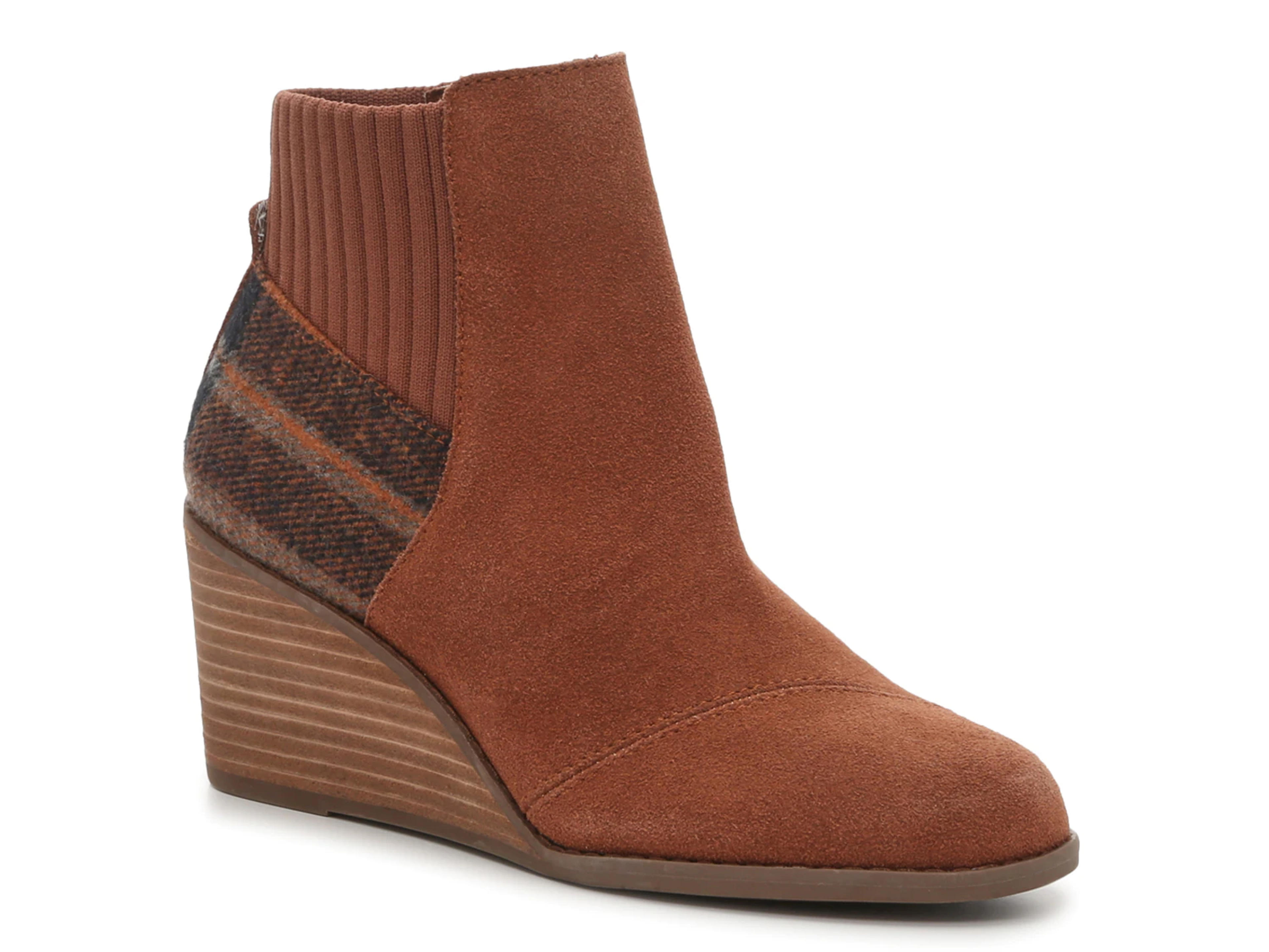 TOMS Sadie Wedge Bootie - Women's - Free Shipping | DSW