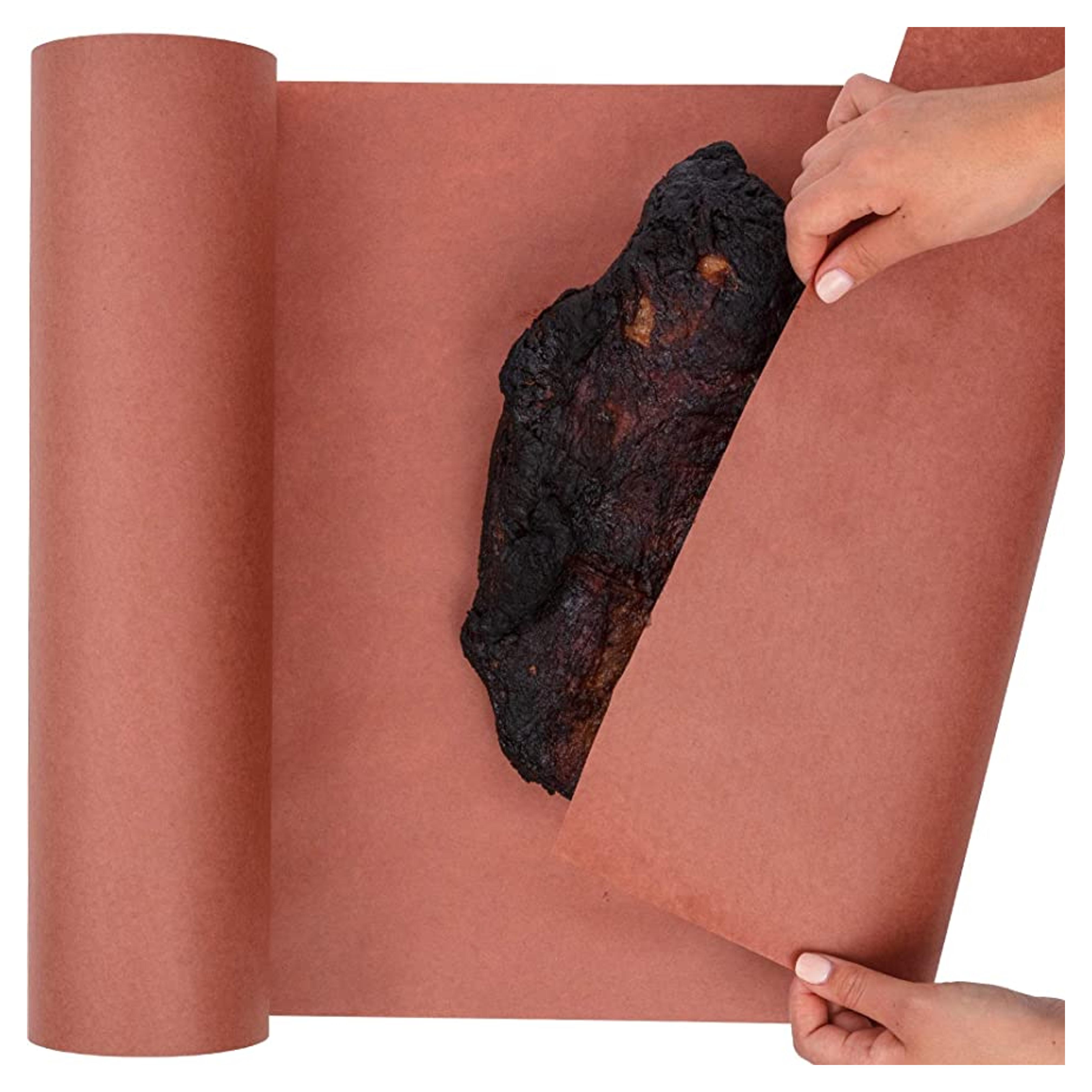 Pink Butcher Paper for Smoking Meat - Peach Butcher Paper Roll 18 by 200 Feet (2400 Inches) - USA Made