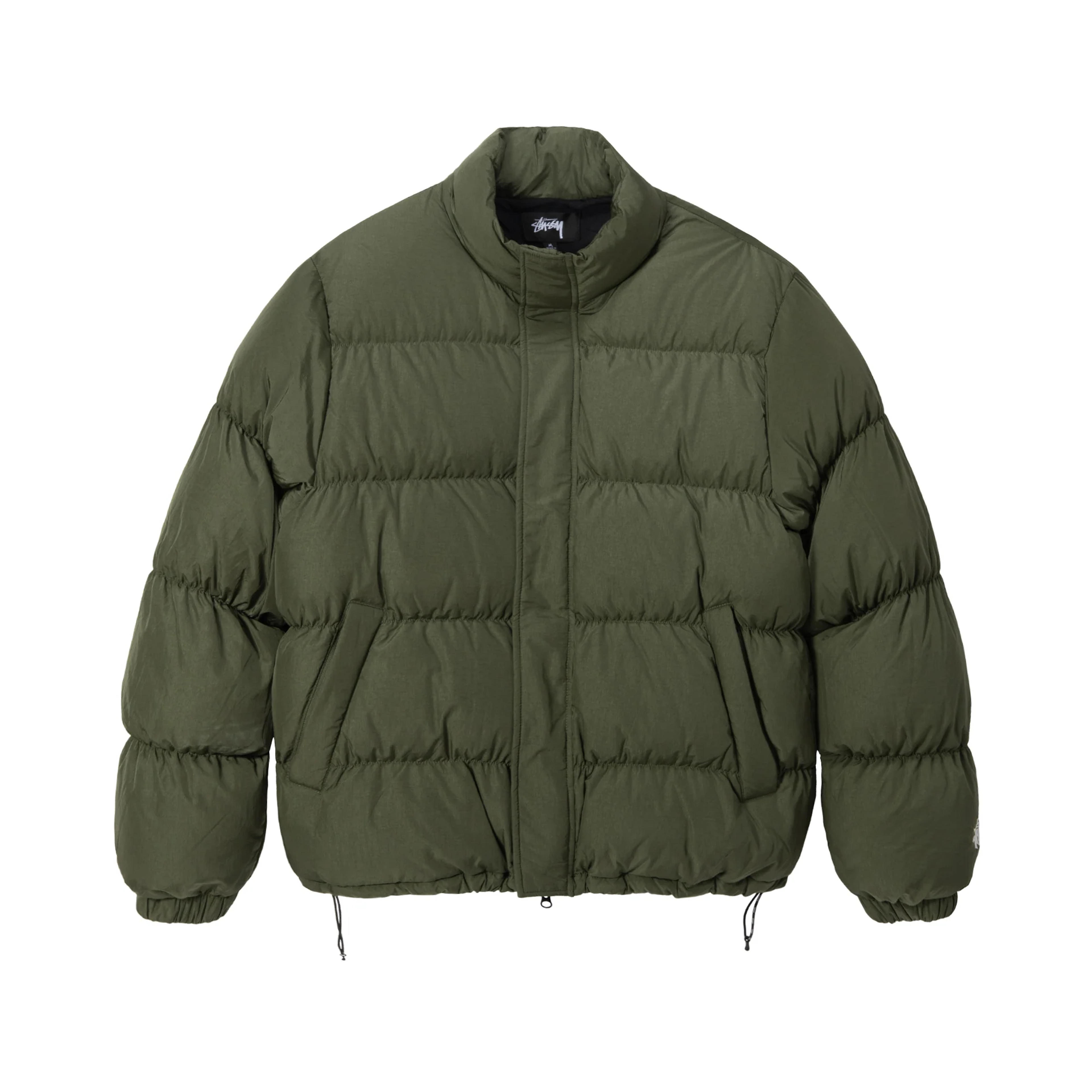 RIPSTOP DOWN PUFFER JACKET - Olive / L
