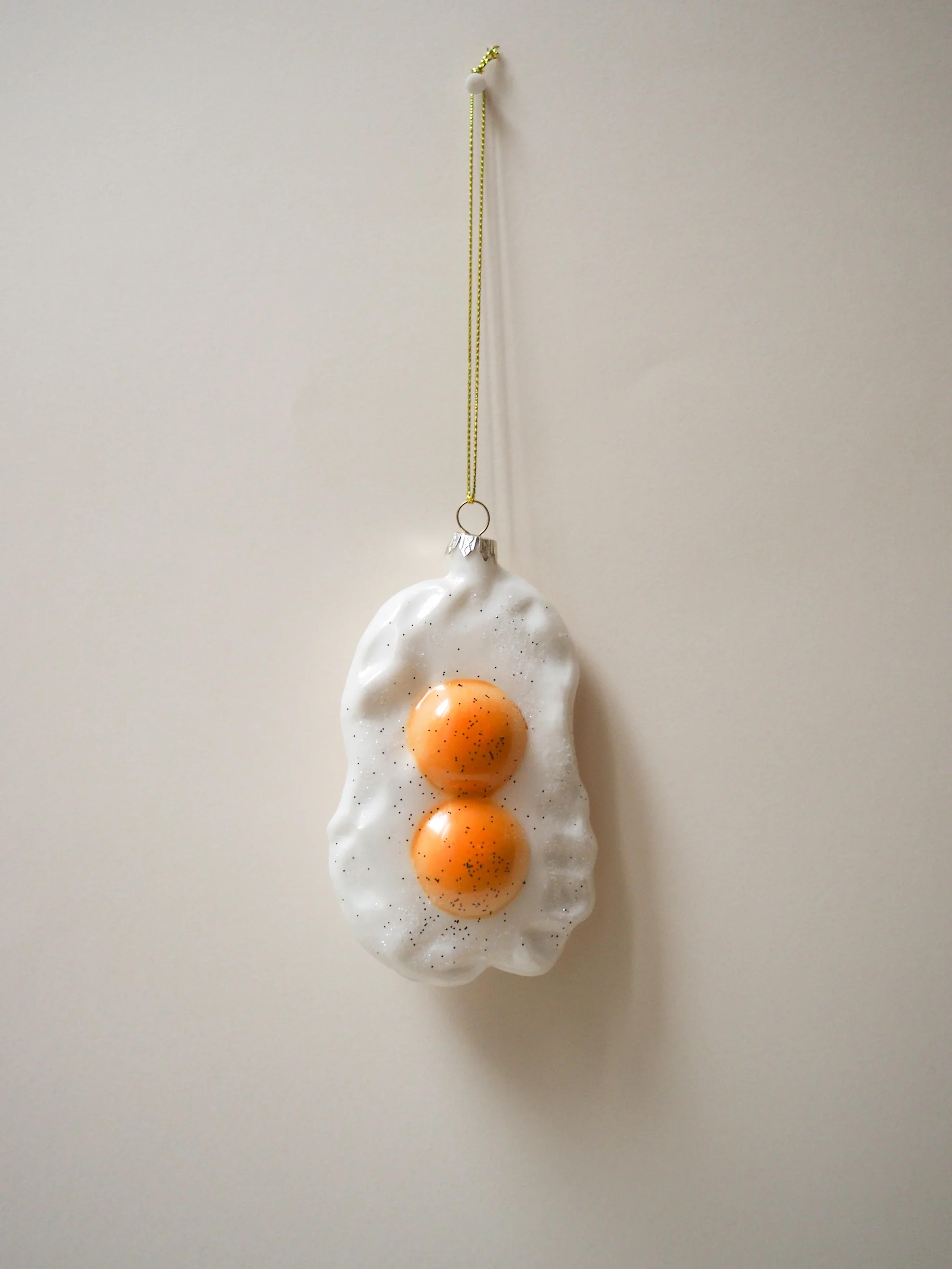 Fried Egg Holiday Ornament