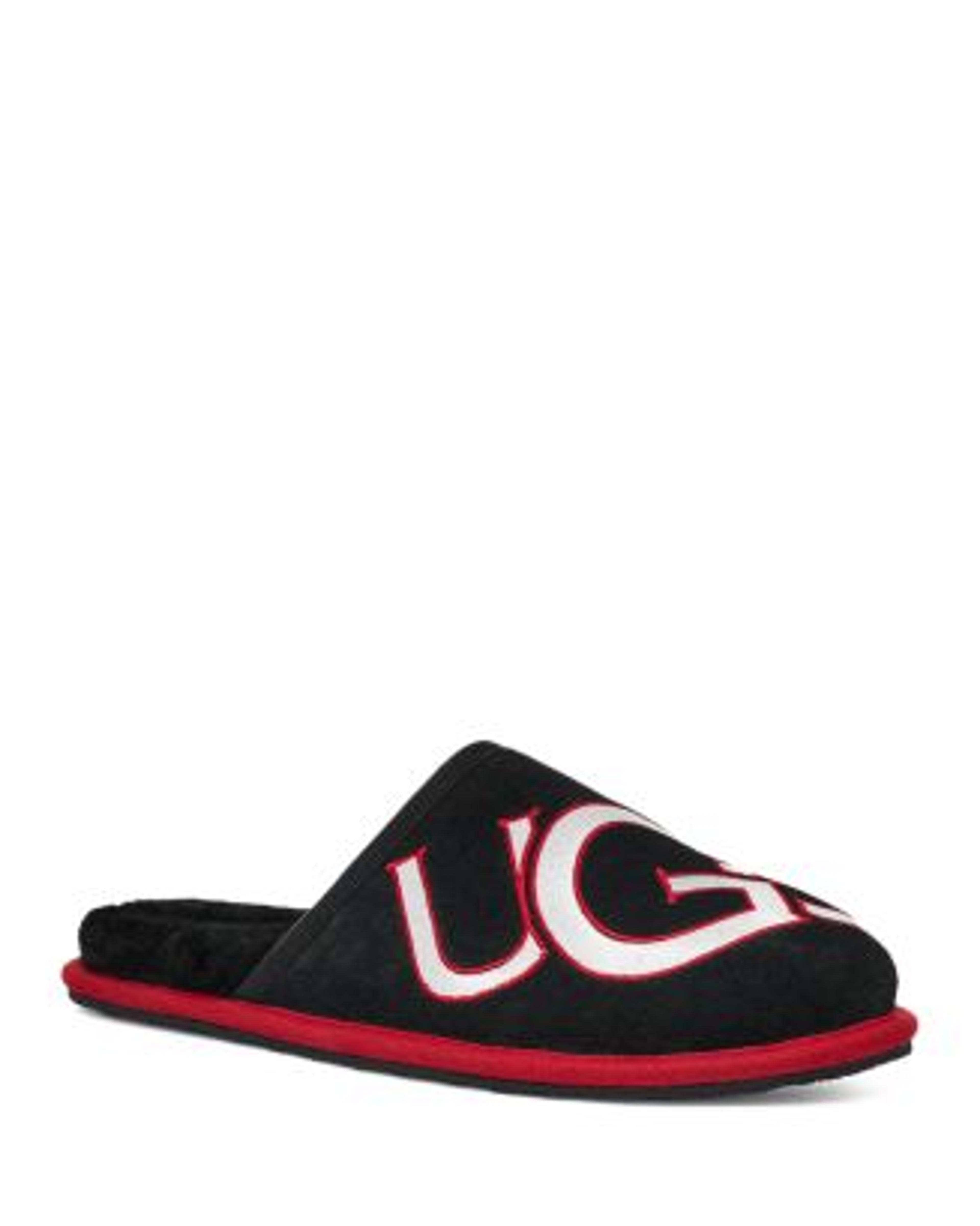 UGG® Men's Scuff Logo II Slip On Slippers | Bloomingdale's