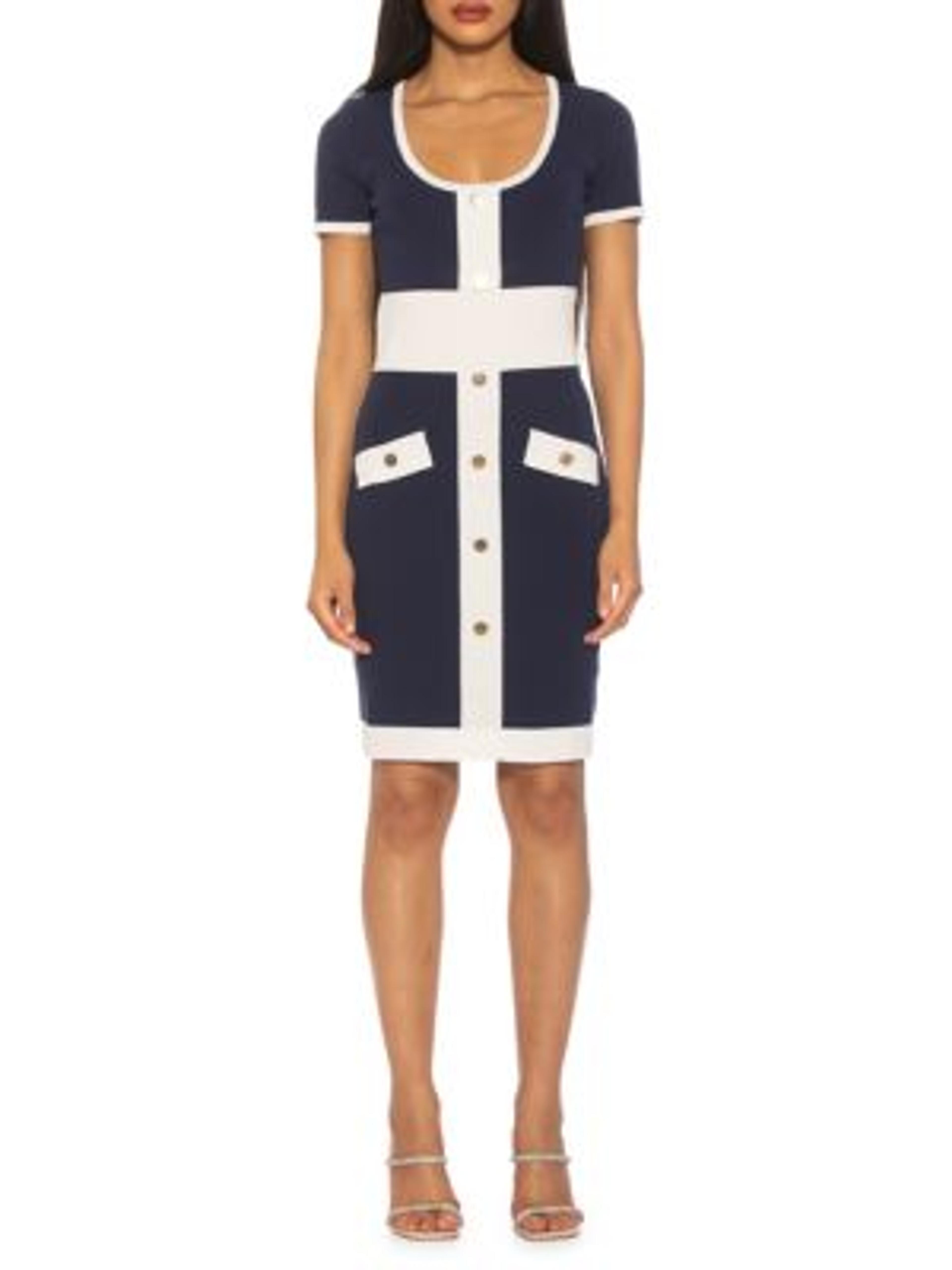 Alexia Admor Serenity Colorblock Sweater Dress on SALE