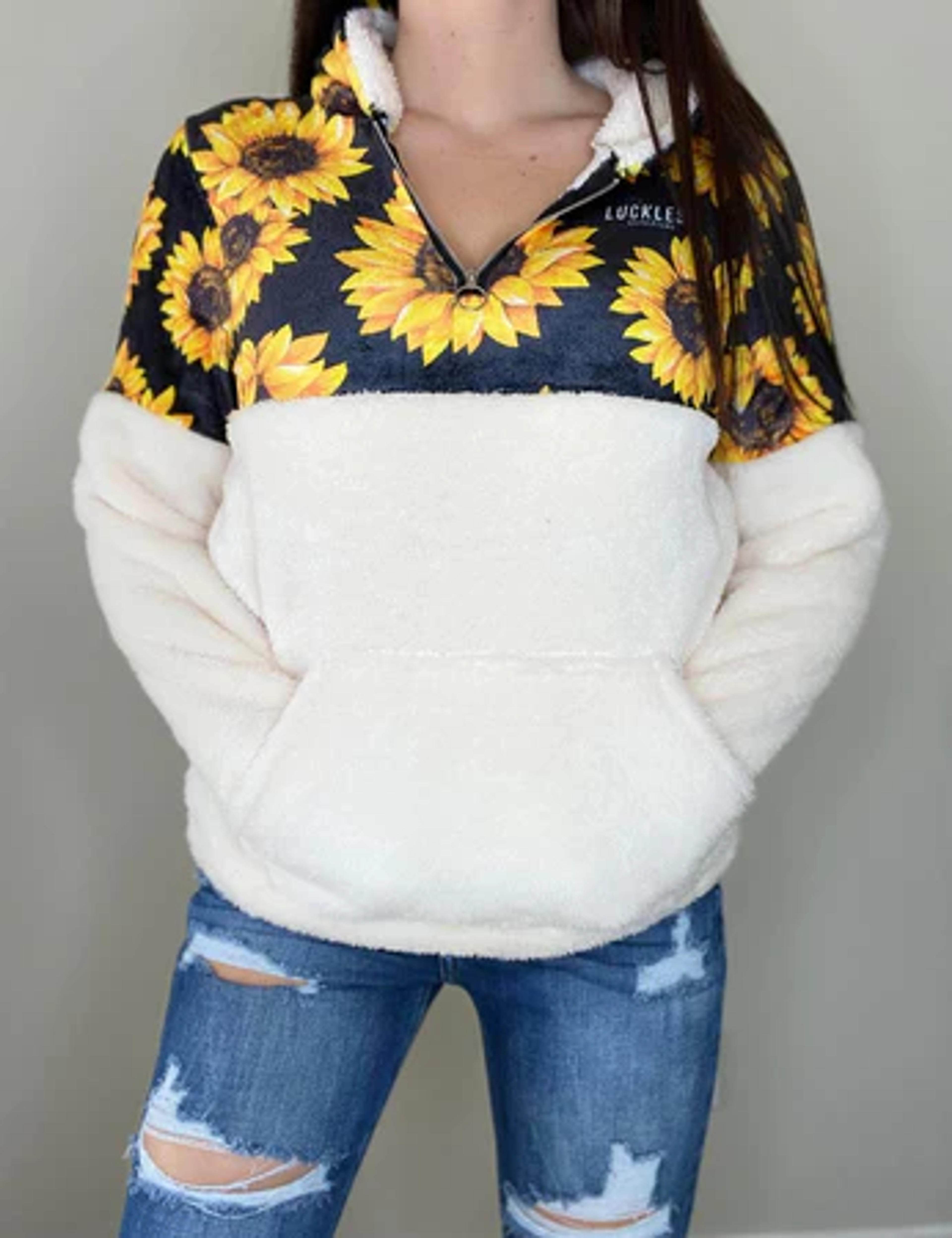 Fall Festival Fleece Sunflower