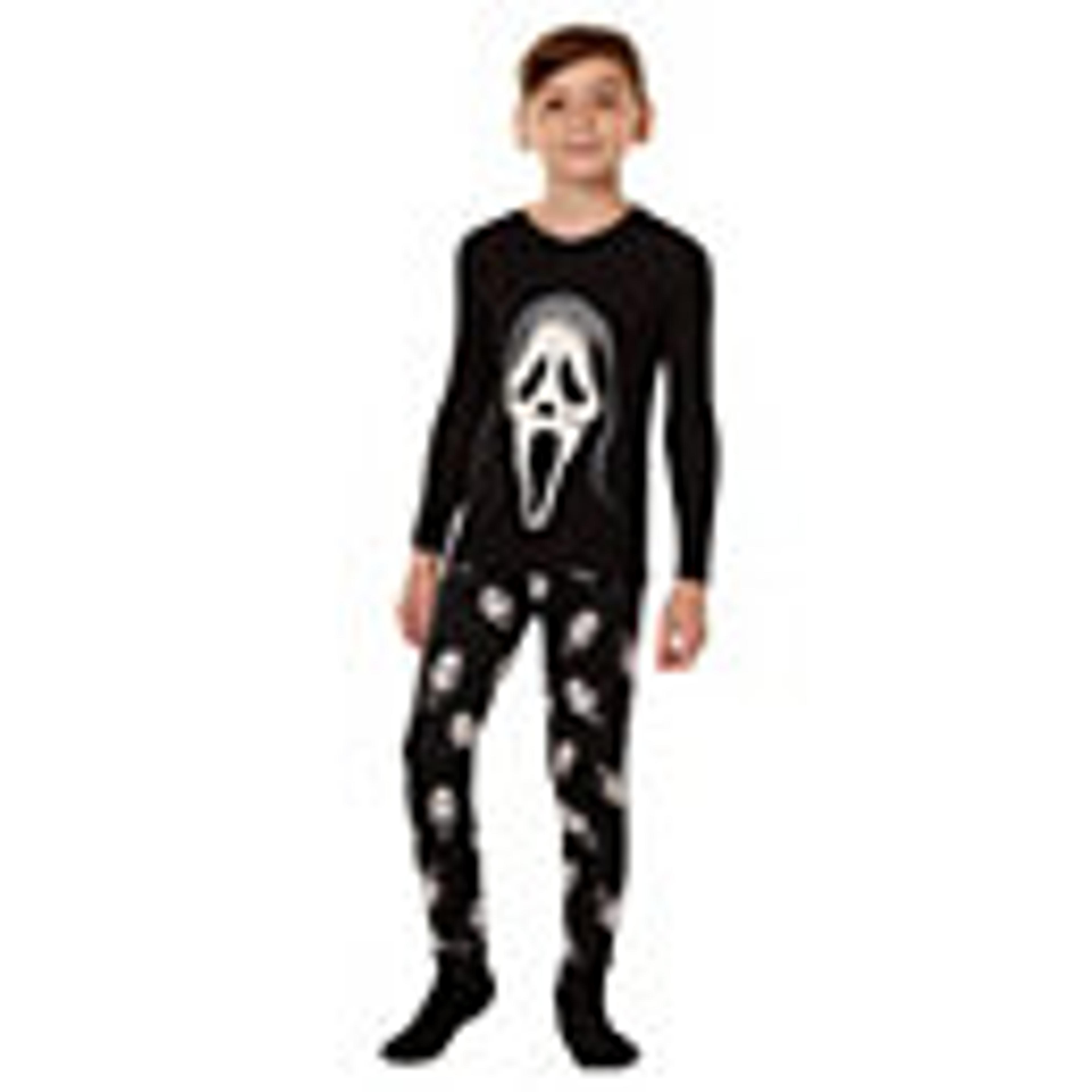 Kids Ghost Face Pajama Set - Spirithalloween.com