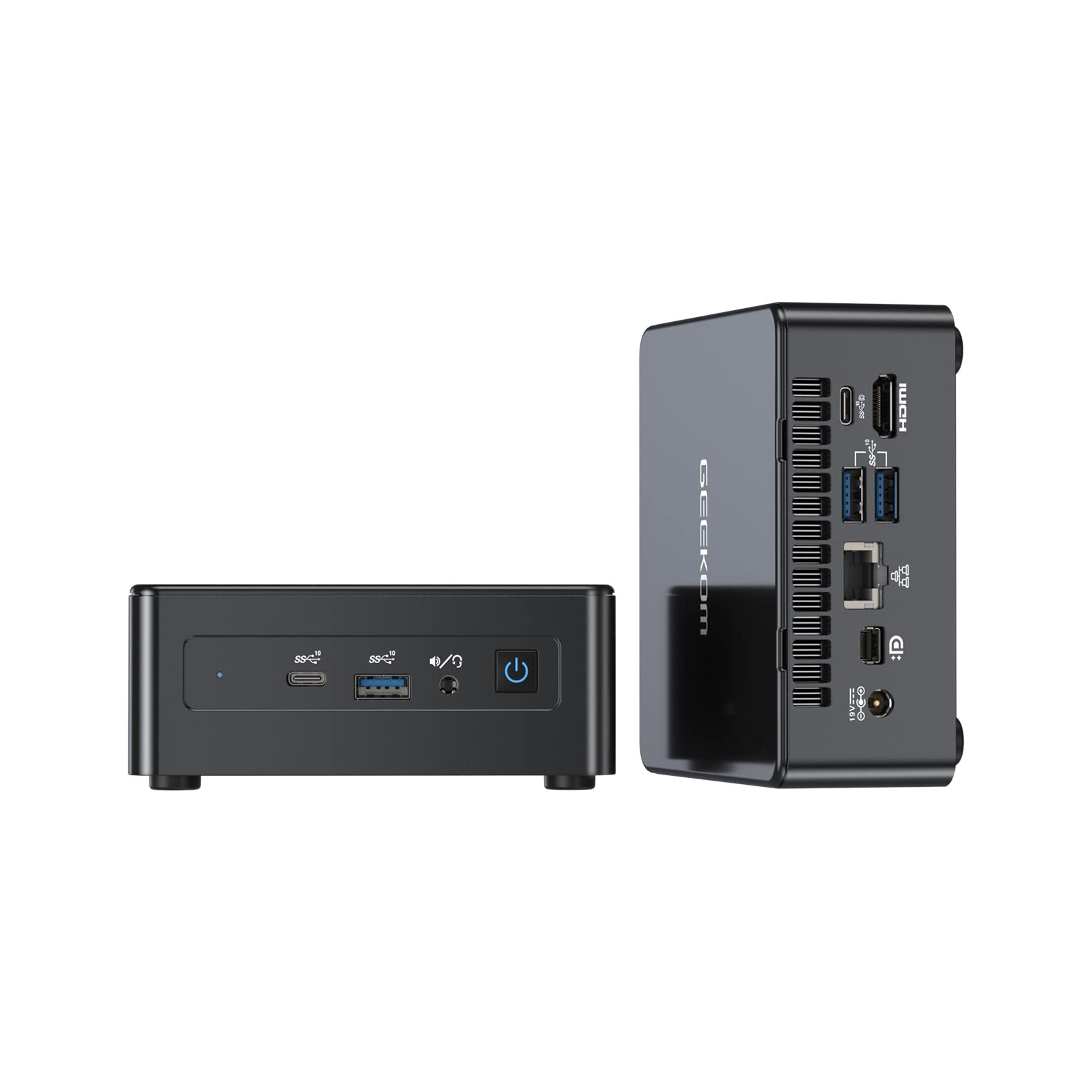 Mini PC, GEEKOM Mini IT8 Intel i5-8259U Mini Desktop Computer 16GB RAM 512GB PCIe SSD, Windows 11 Pro Mini Computer/Dual-Channel DDR4/HDMI2.0 4K UHD/Dual WiFi/BT/Gigabit Ethernet/VESA for Home/Office