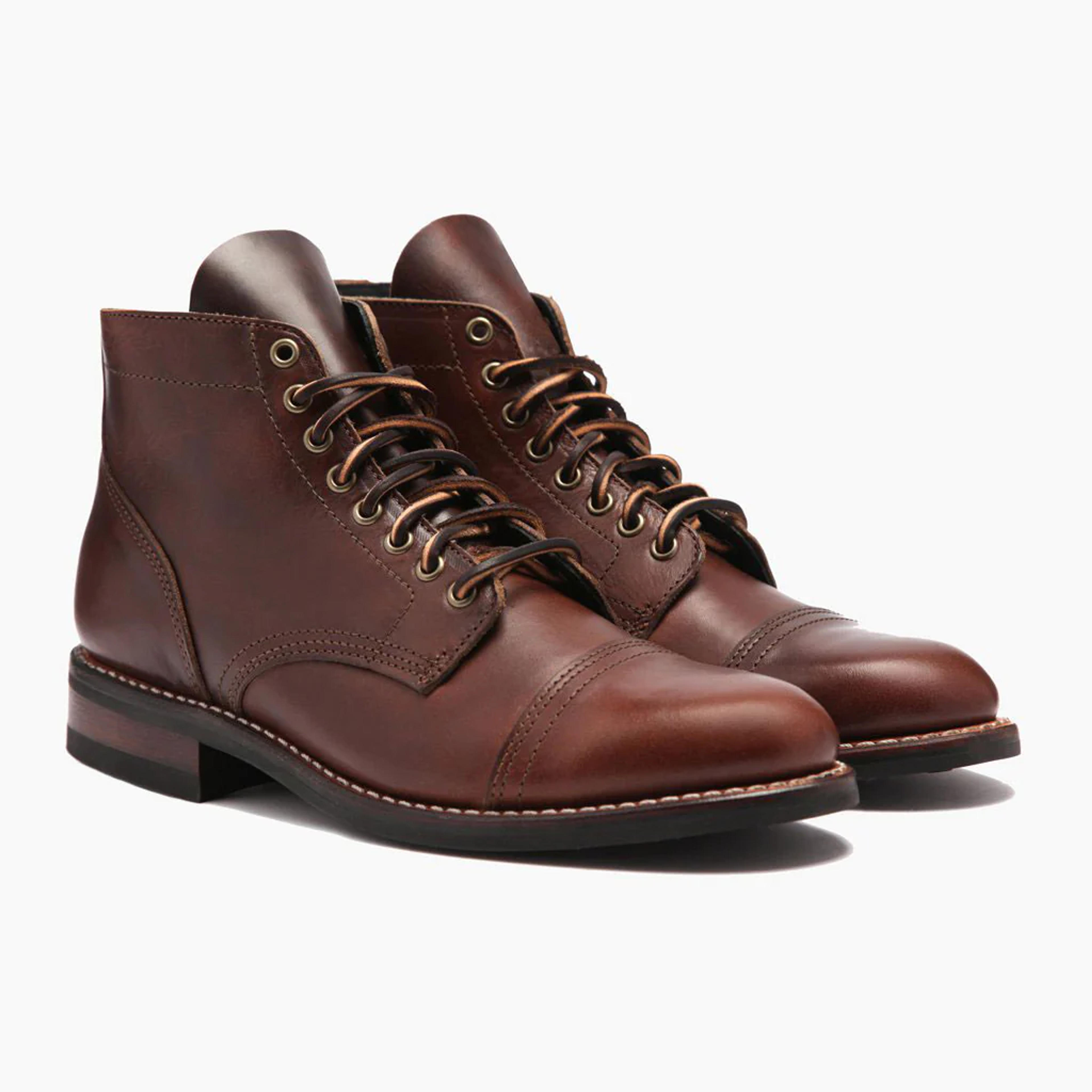 Men's Vanguard Lace-Up Boot In French Roast - Thursday Boot Company