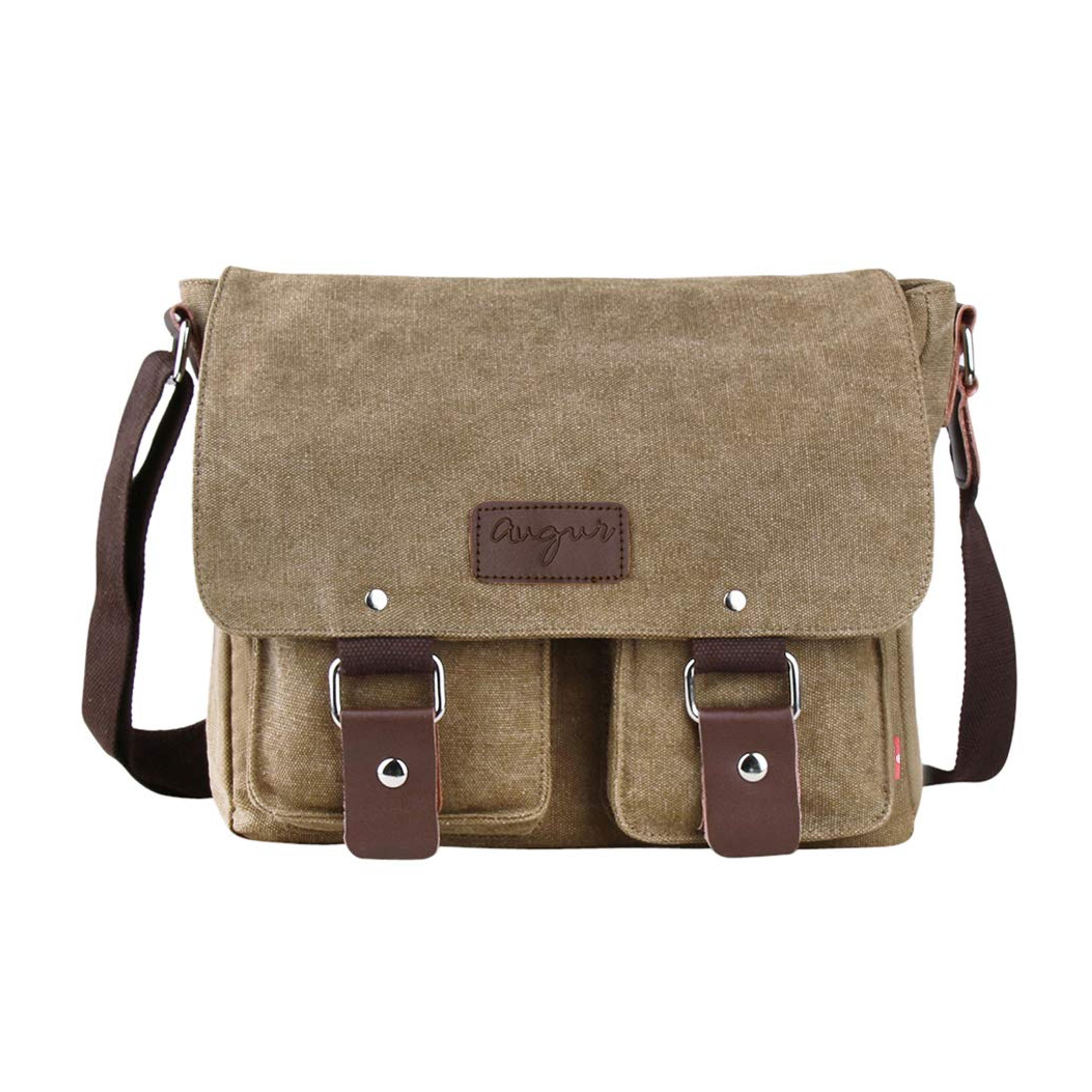 Zenness Canvas Hiking Traveling Satchel Messenger Bag