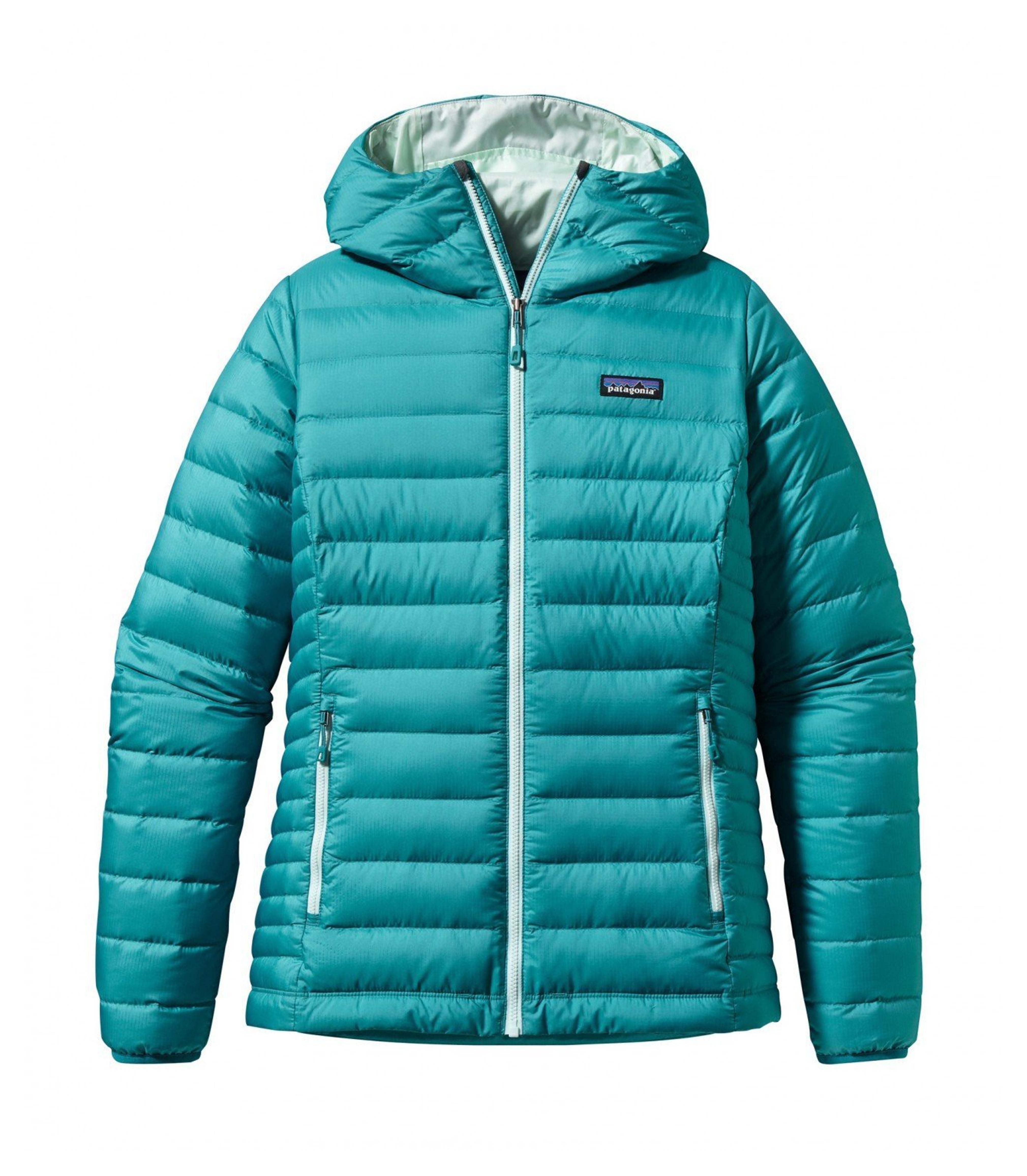 Patagonia Women's Down Sweater Hoody, Tobago Blue