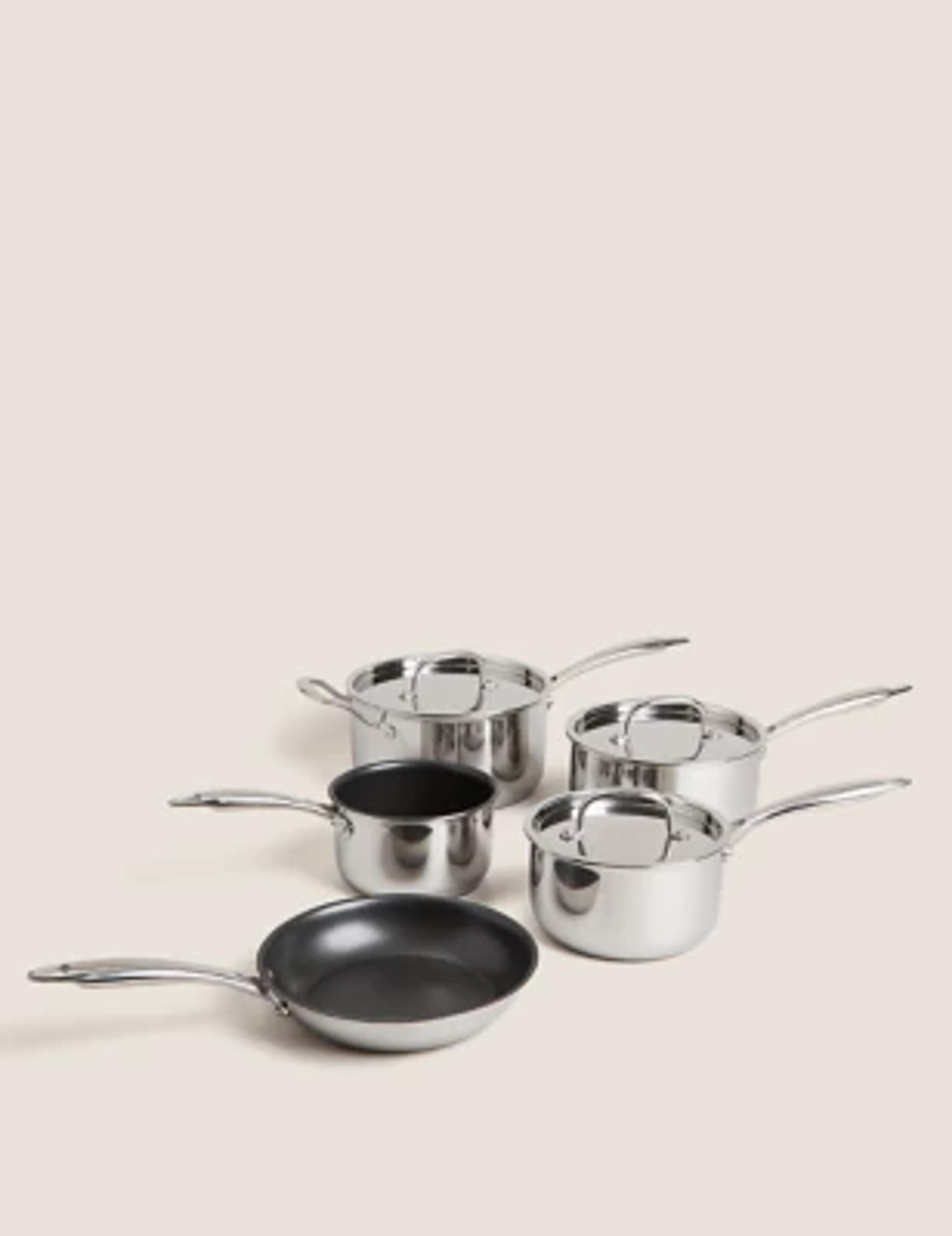 Tri Ply 5 Piece Pan Set