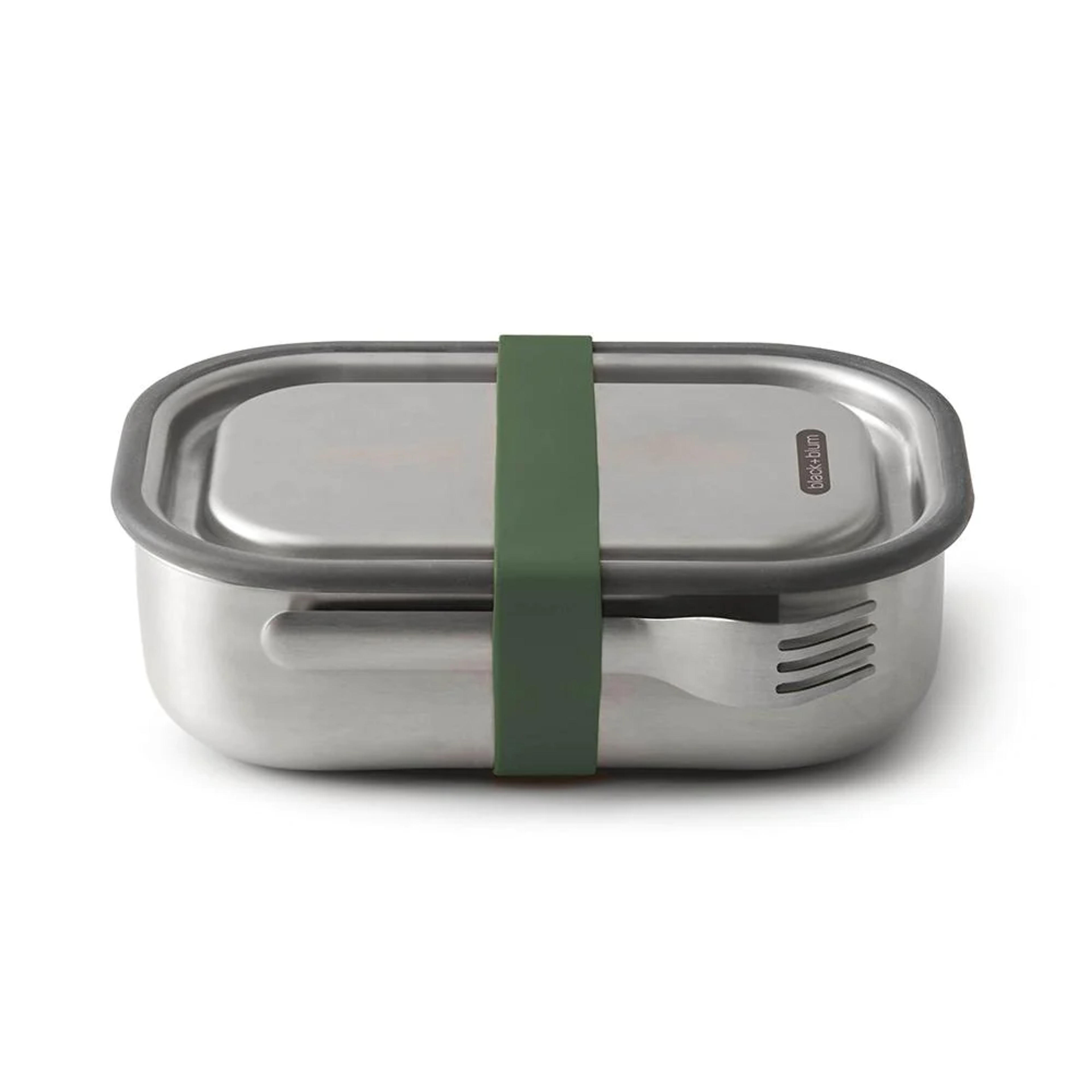 Black+Blum | Stainless Steel Lunch Box Large | Reusable, Sustainable, Food Safe, Eco-Friendly, 100% Leak Proof, Oven Safe, Freezer Safe