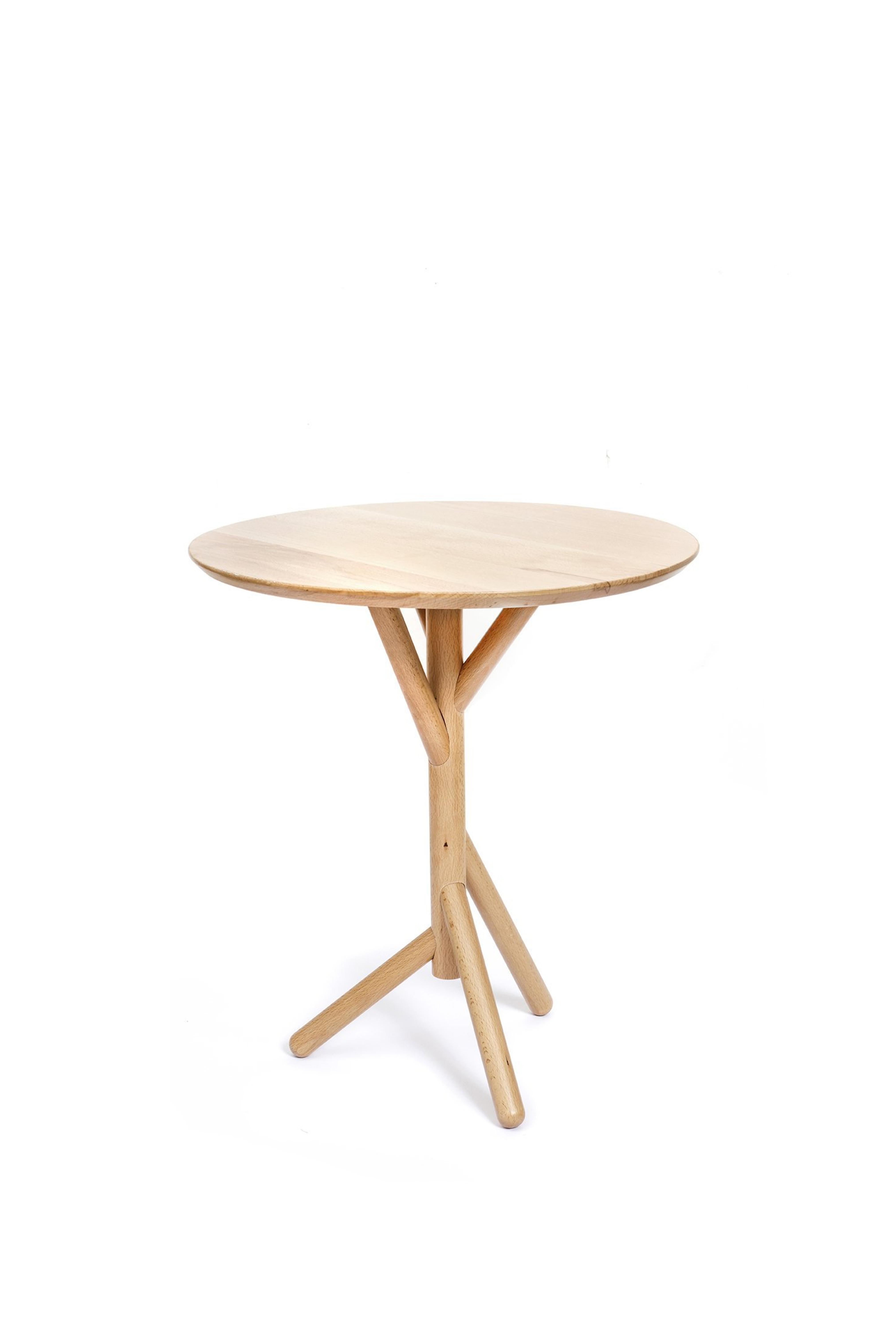 Kikkerland Beechwood Side Table