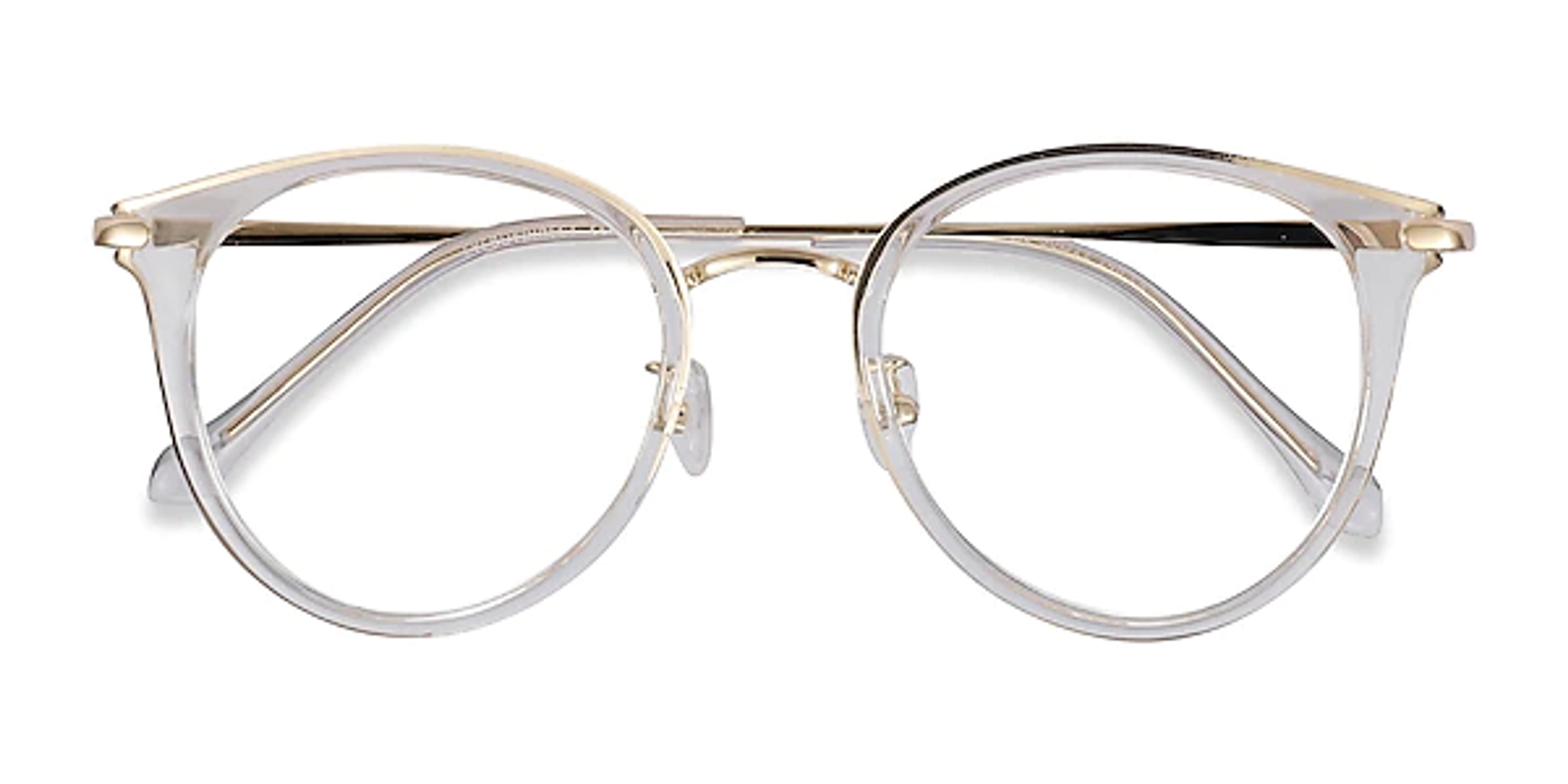 Hollie Round Clear Glasses for Women