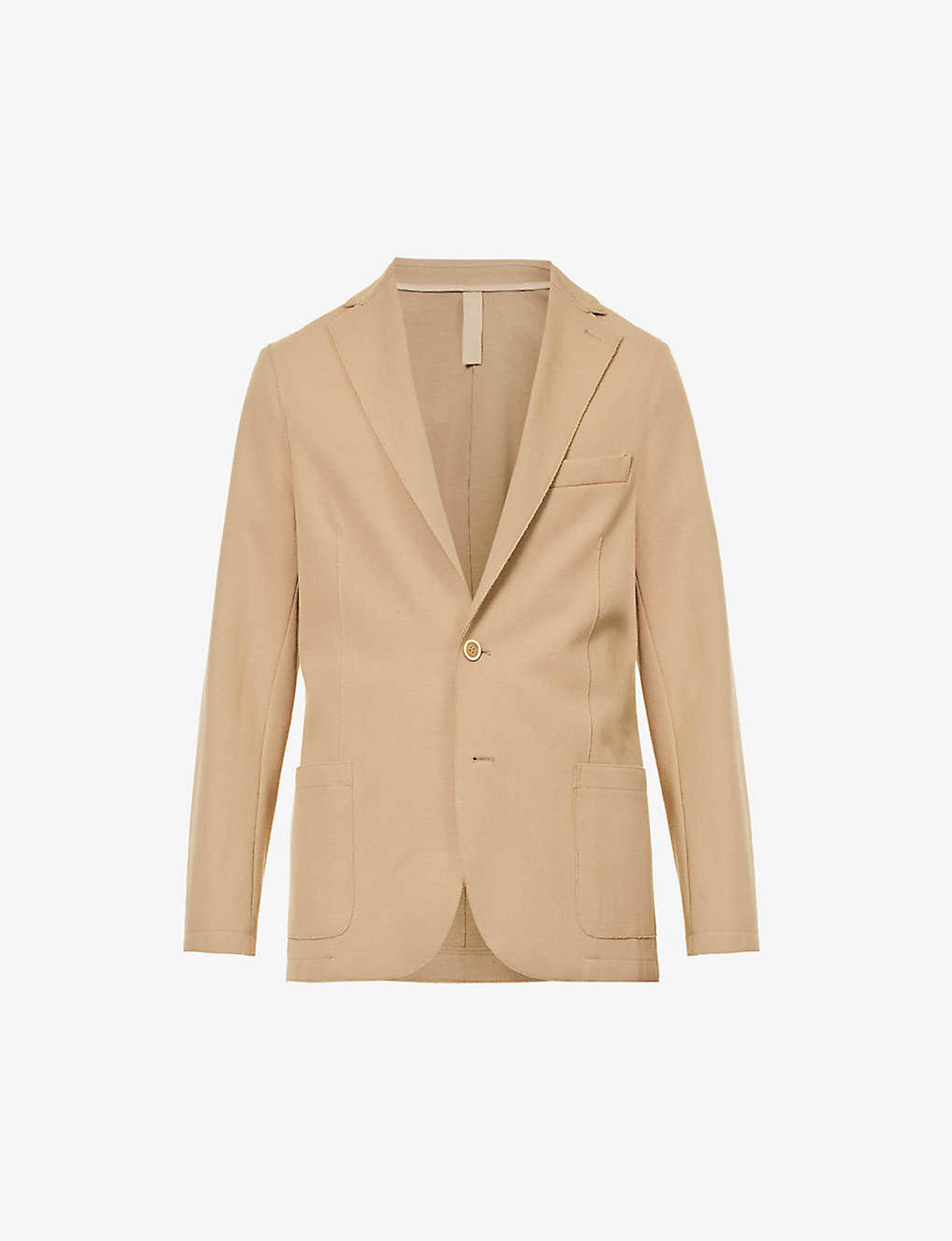 ELEVENTY - Single-breasted stretch-cotton-blend blazer jacket | Selfridges.com