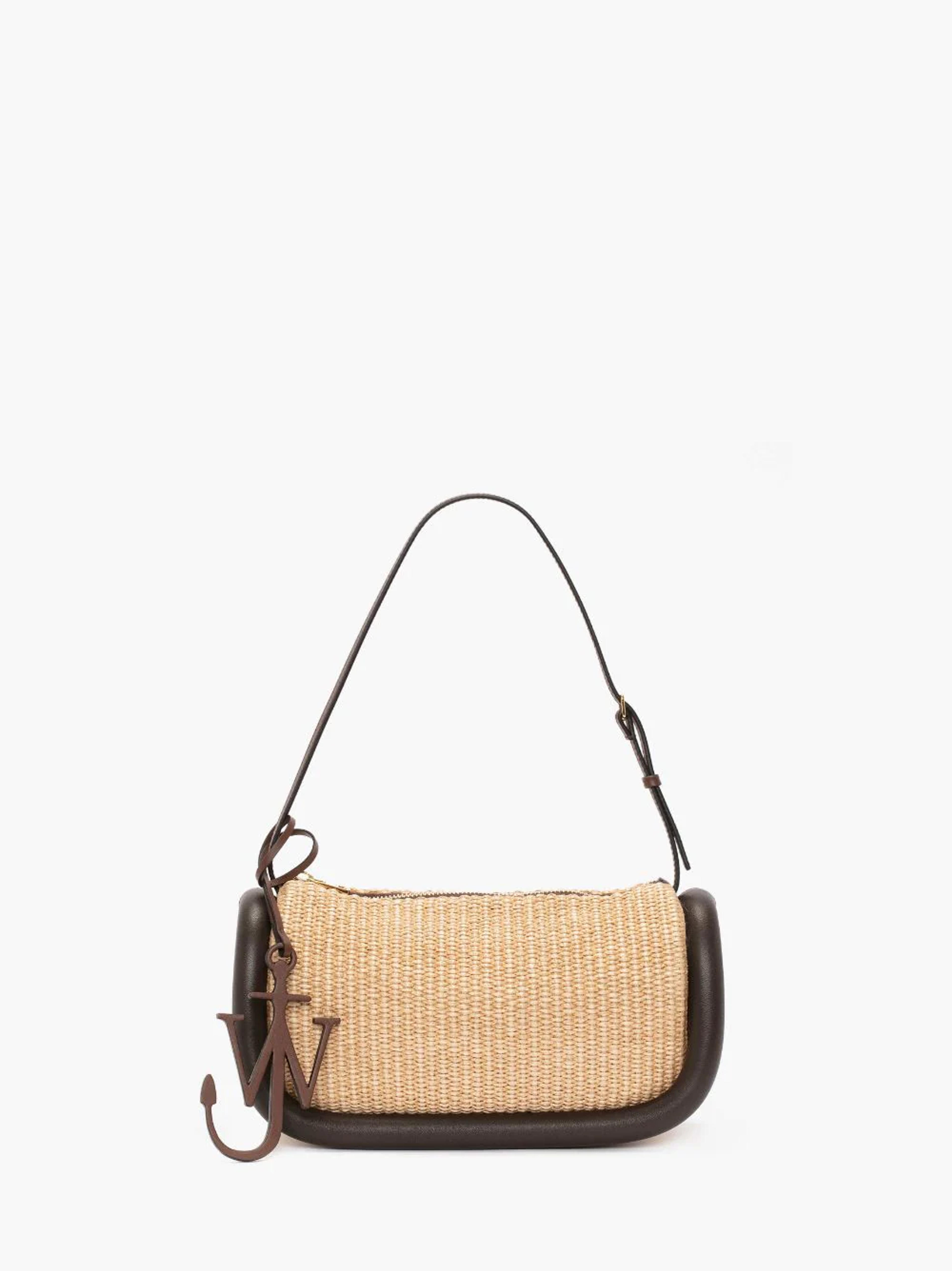 BUMPER-15 RAFFIA SHOULDER BAG in neutrals | JW Anderson