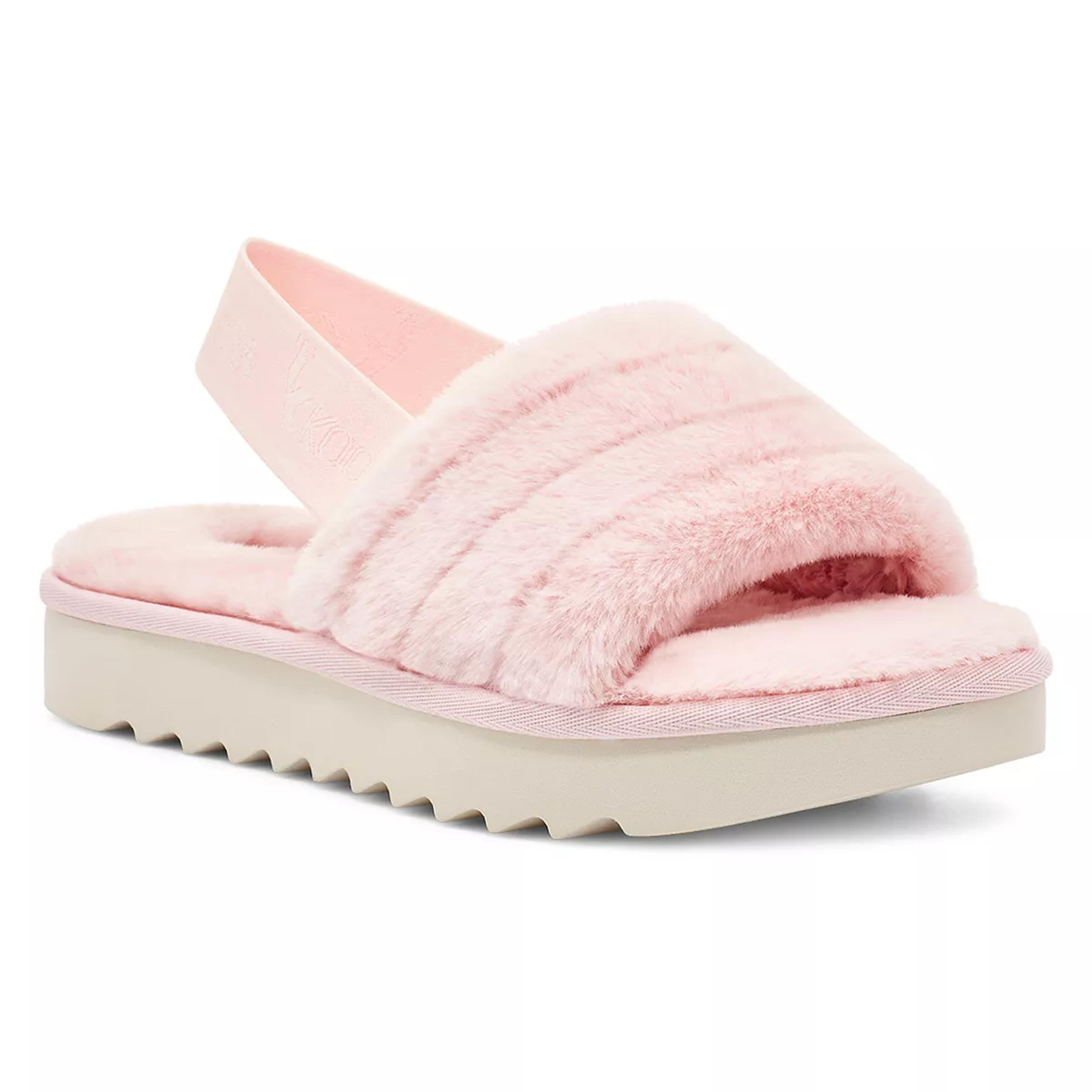 Koolaburra by UGG Fuzz'n II Women's Faux-Fur Slipper Sandals