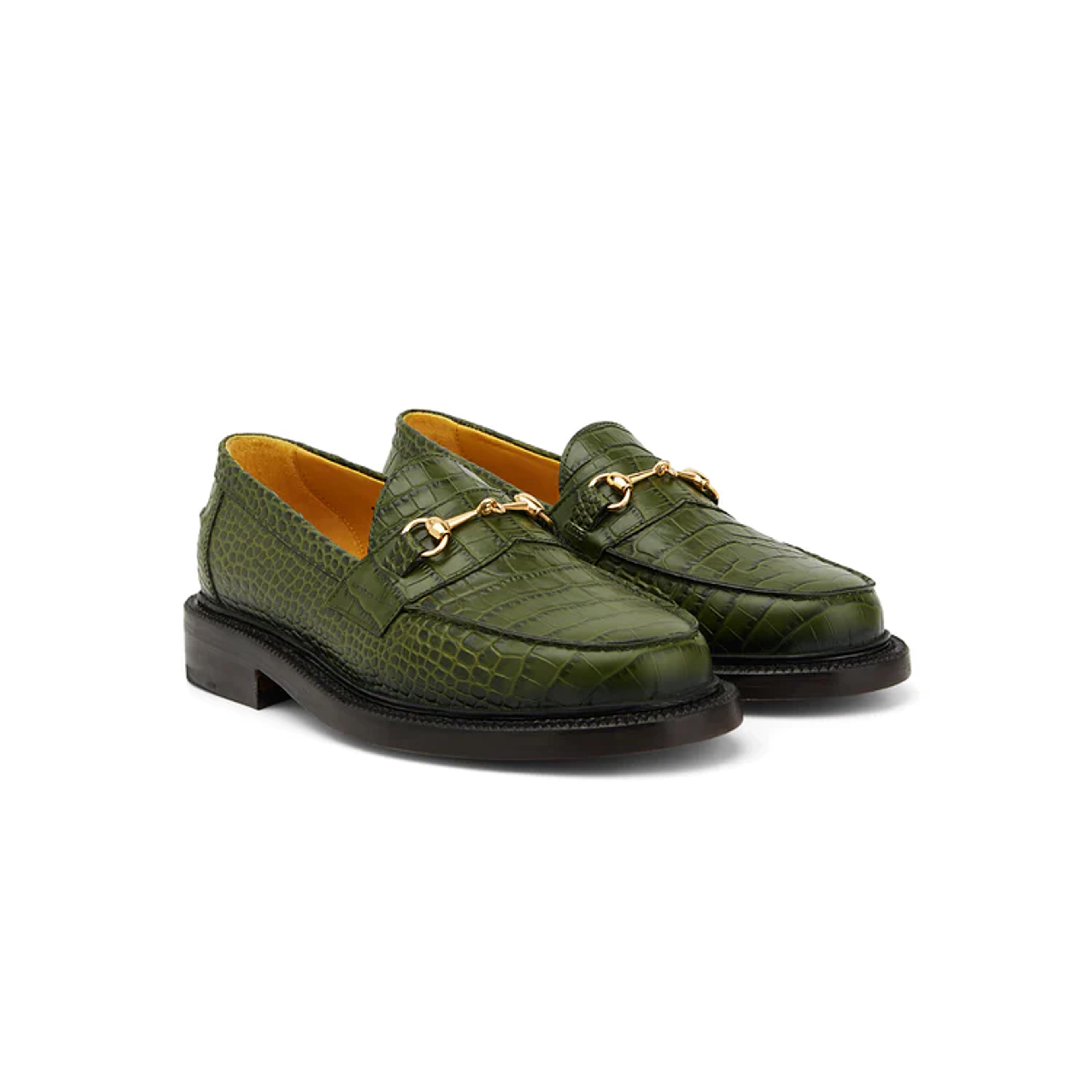 The Mason Horse Bit Loafer, Emerald – Blackstock & Weber