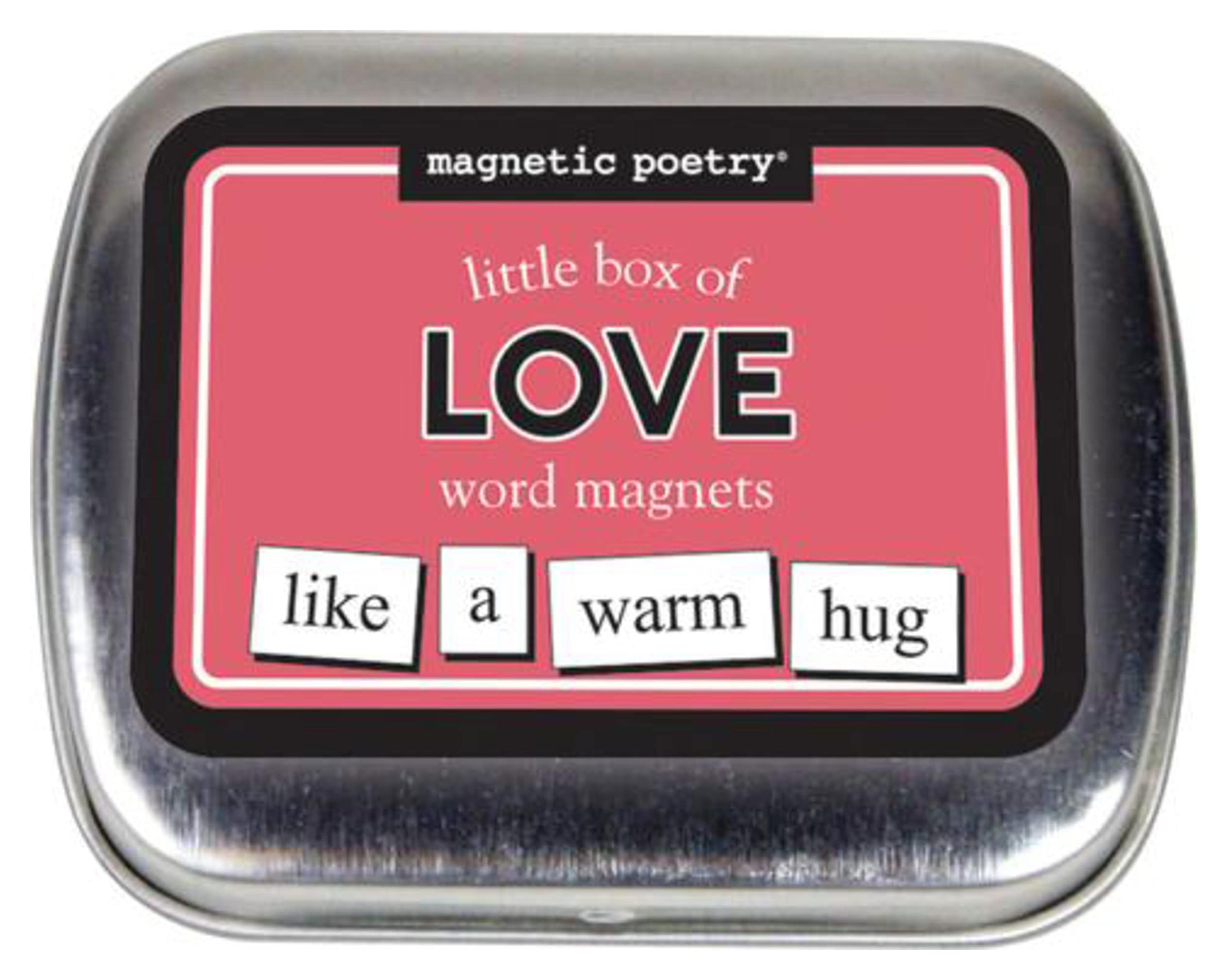 Magnetic Poetry - Little Box of Love Kit - Words for Refrigerator - Write Poems and Letters on The Fridge - Made in The USA