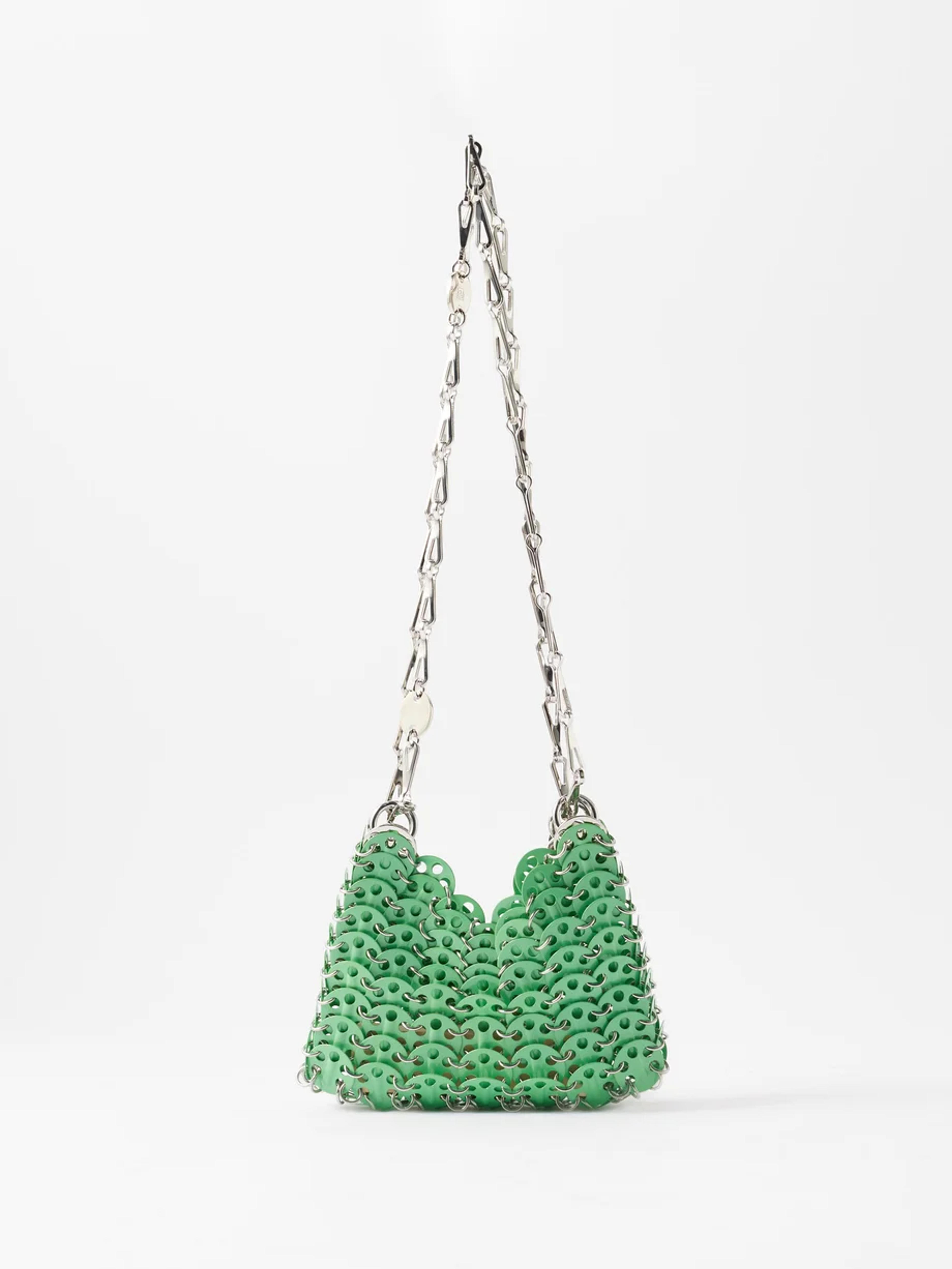 Green 1969 nano chainmail shoulder bag | Paco Rabanne | MATCHESFASHION US