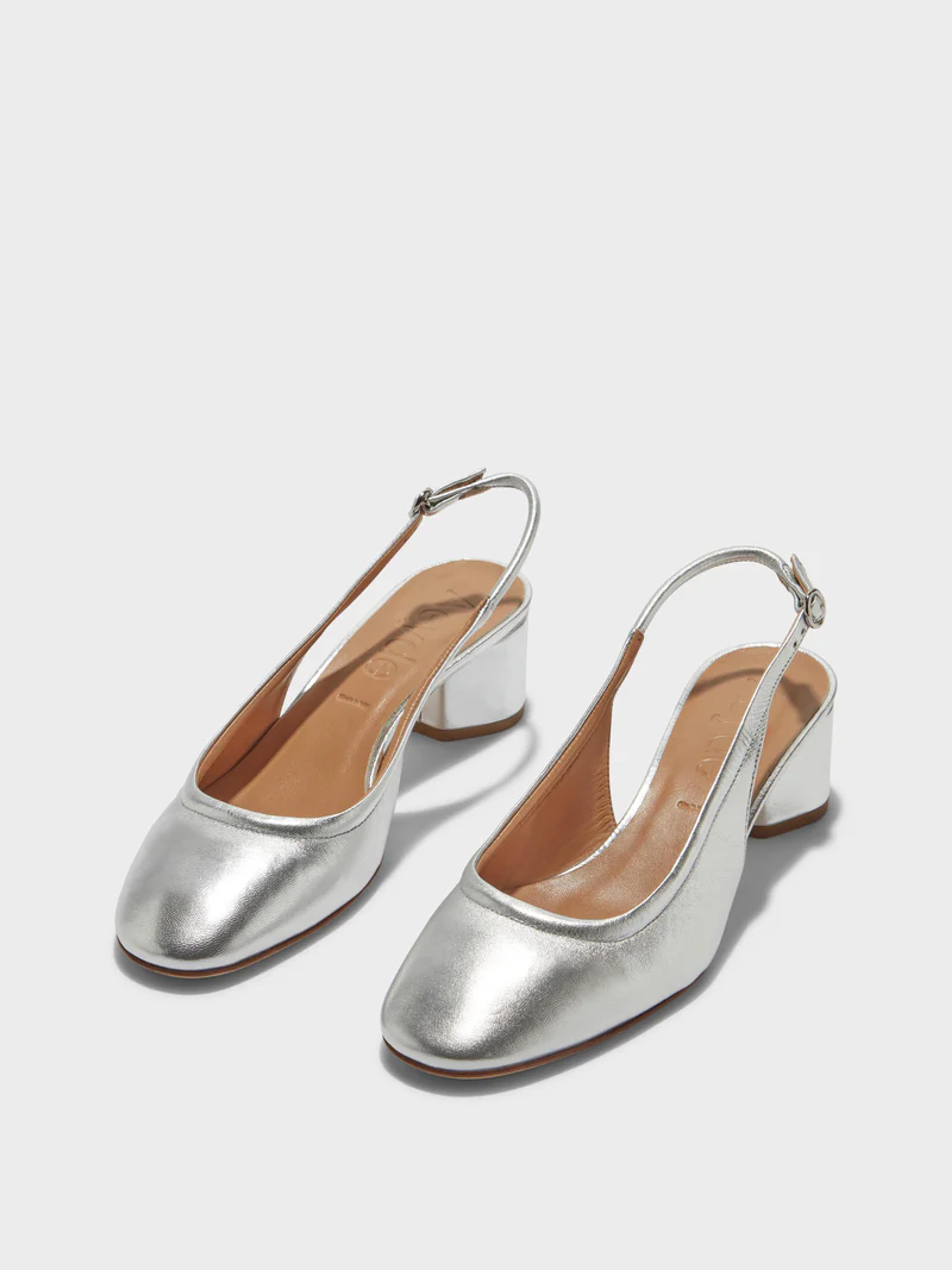 Romy Leather Slingback Pumps – Aeyde