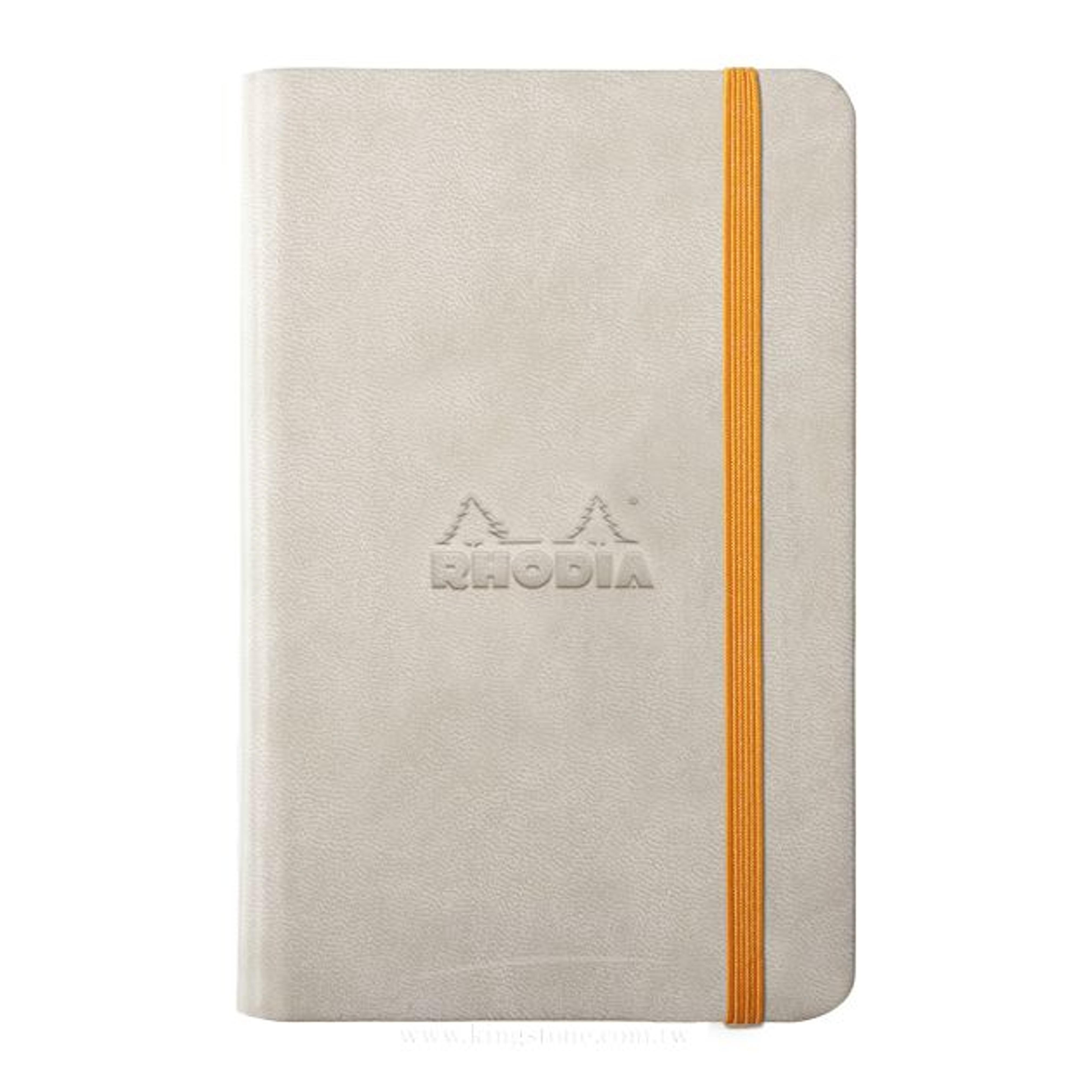 Rhodia A6 Lined Notebook, Beige
