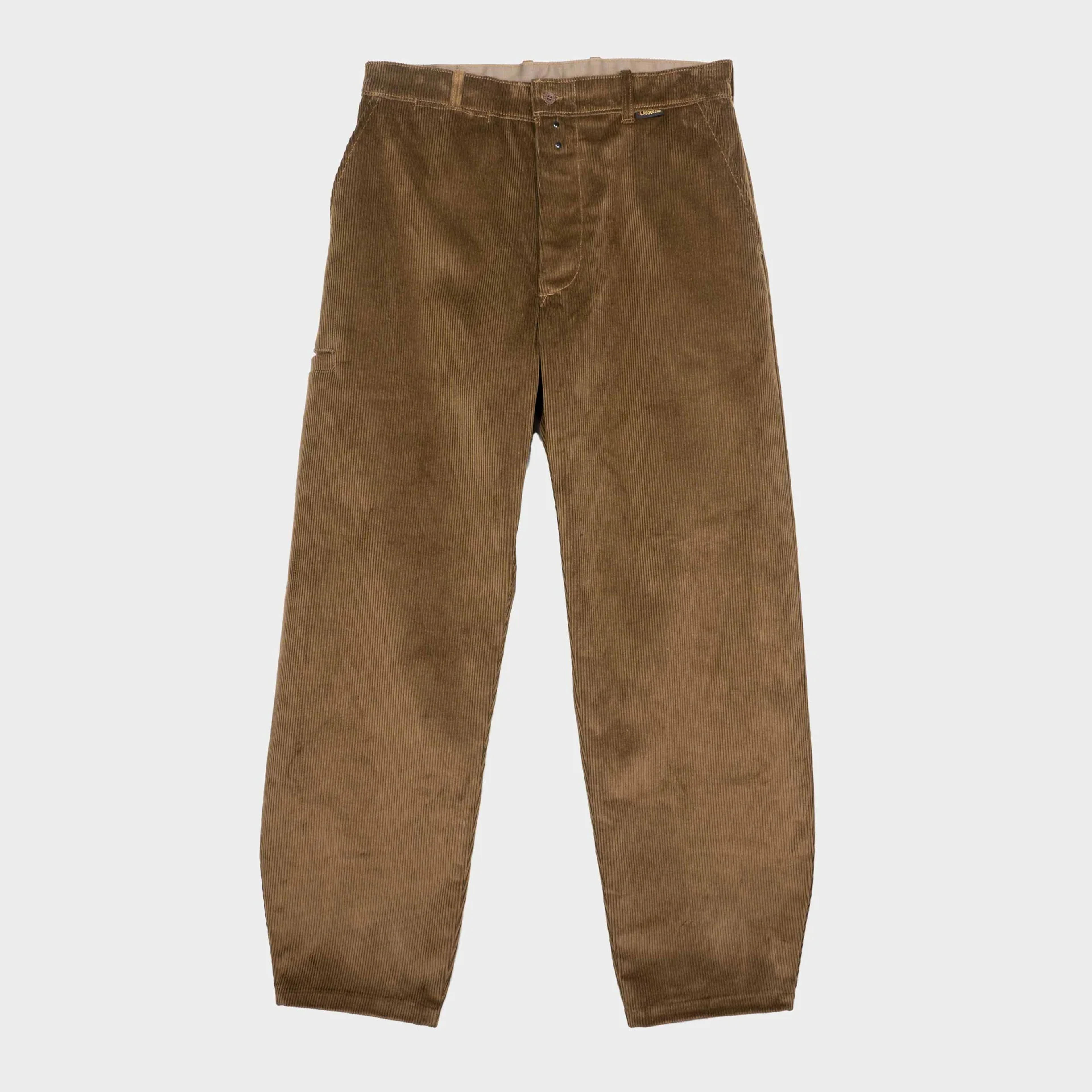 Le Laboureur Corduroy French Farm Pant in Hazelnut