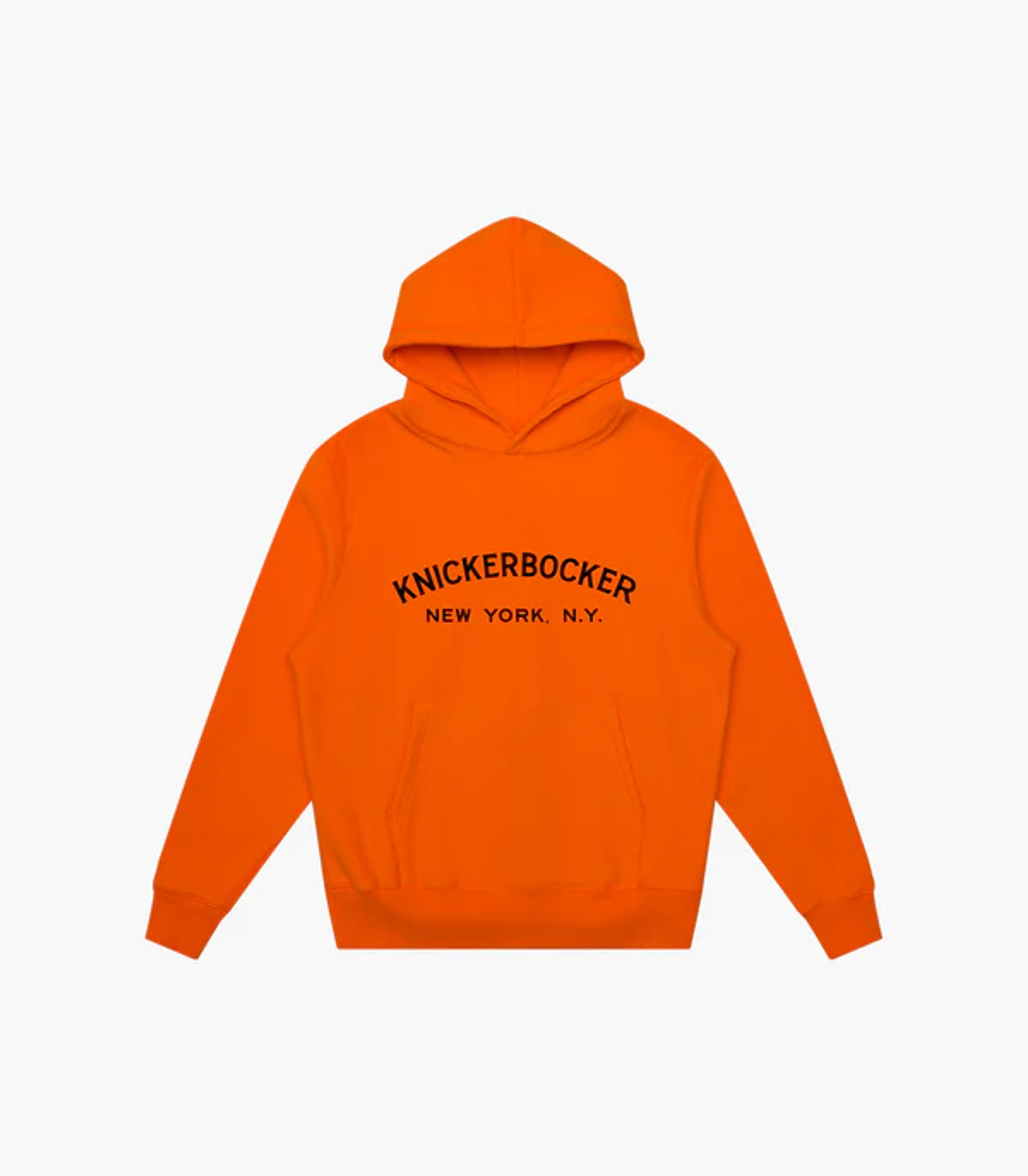 Logo Hoodie Blaze Orange - Knickerbocker