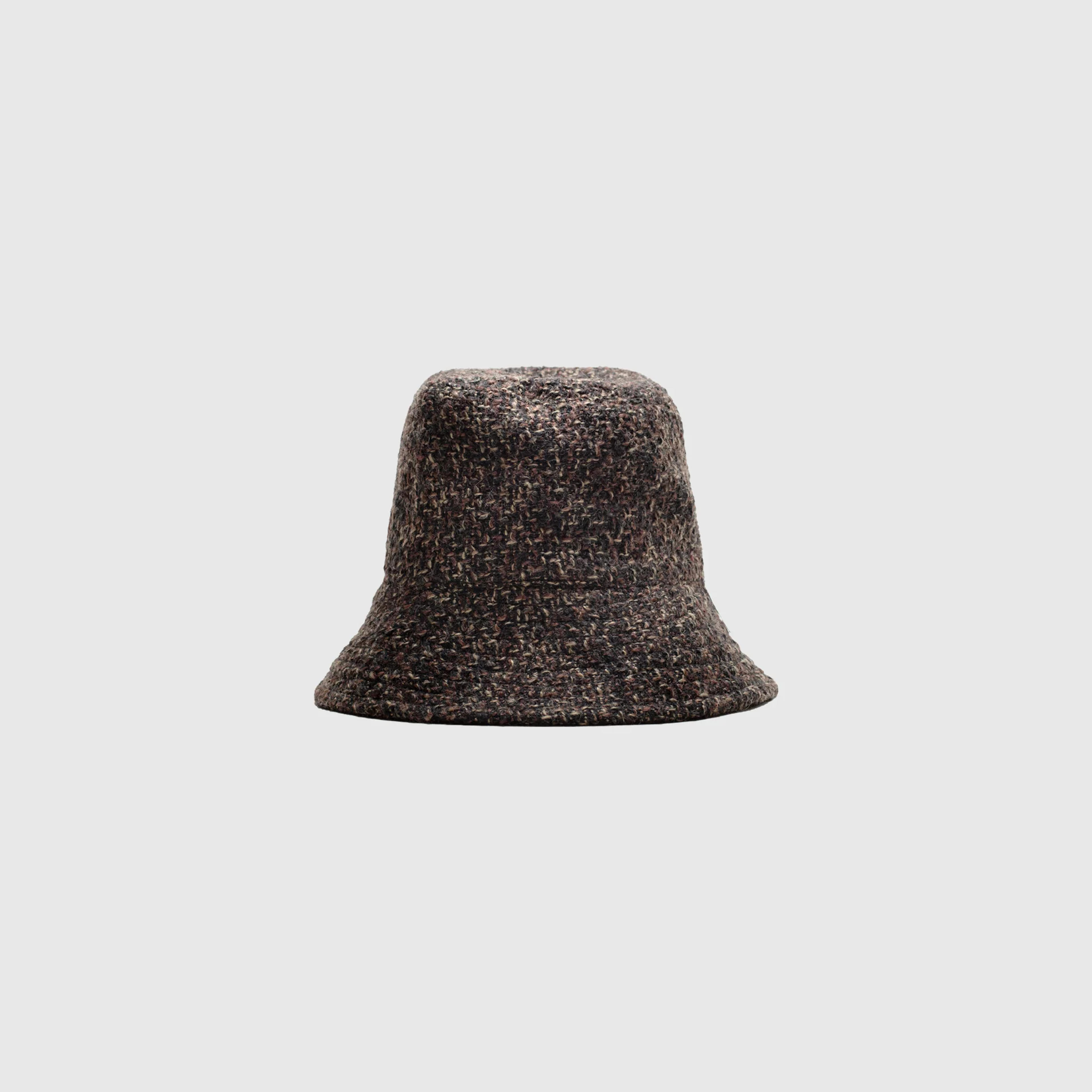 WOOL TWEED BOUCLE BUCKET HAT – PACKER SHOES