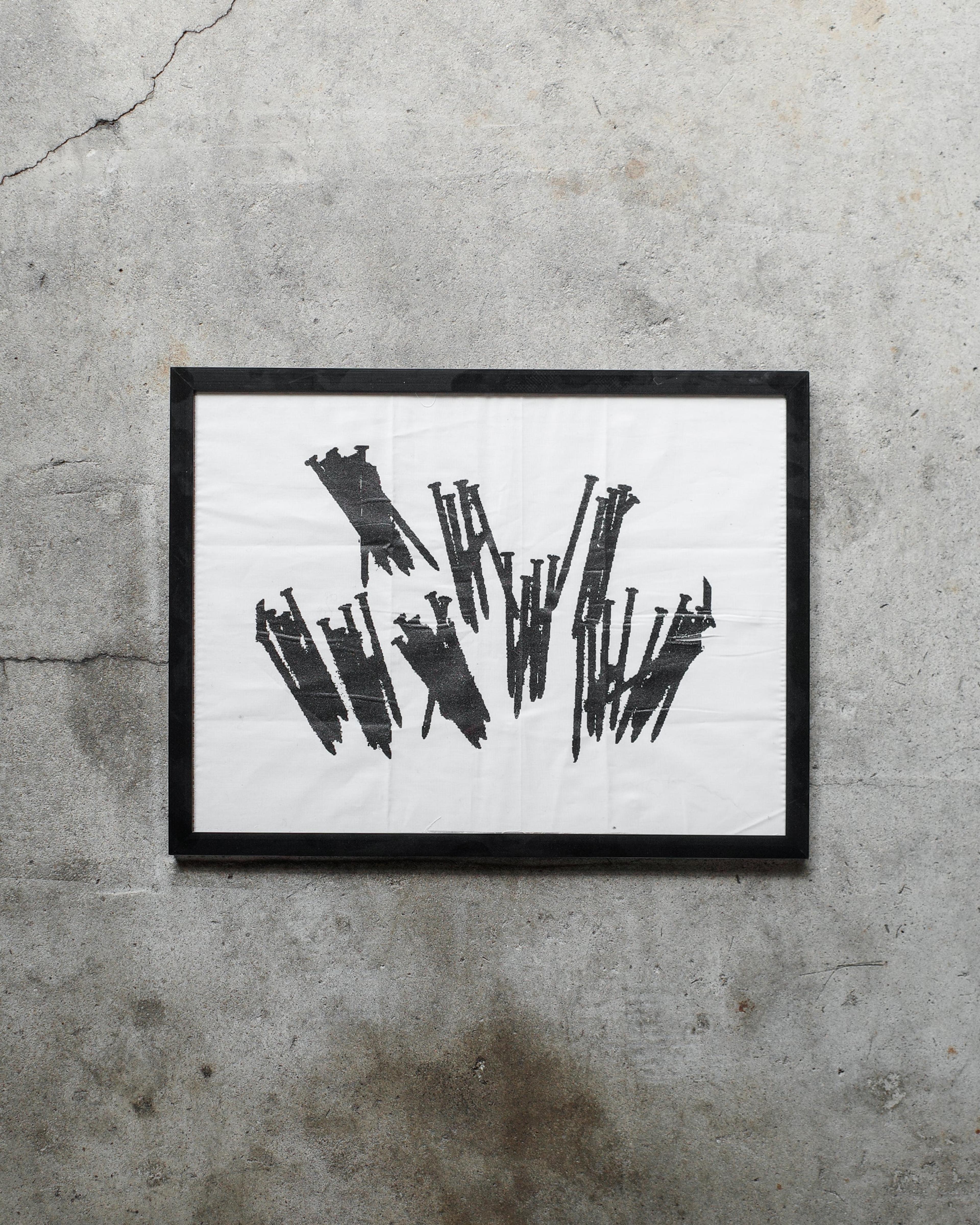 Raf Simons Framed Nails Cloth Print – BLINDATE INC