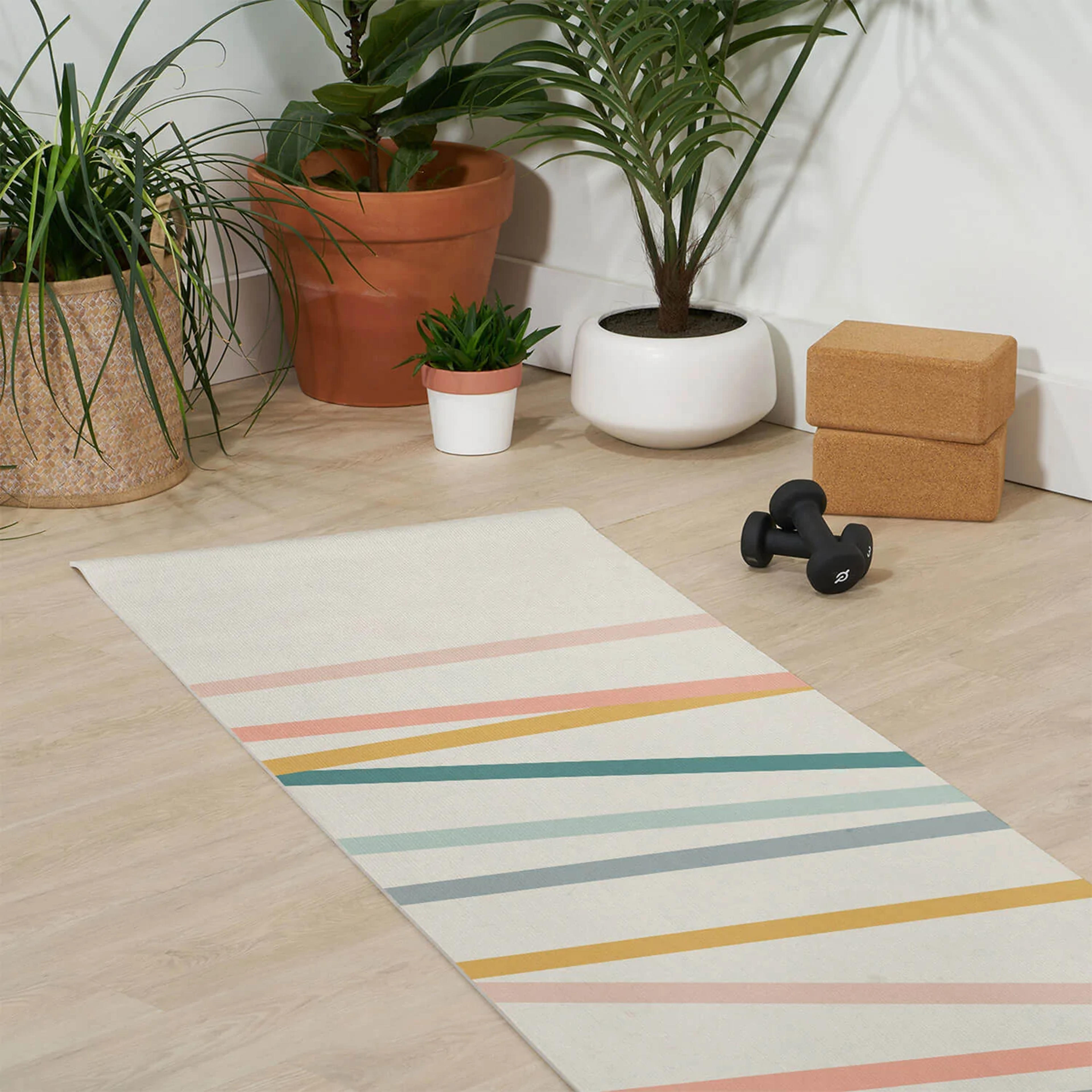 Rainbow Sticks Yoga Mat | Dorm Essentials - Default Title - Dormify