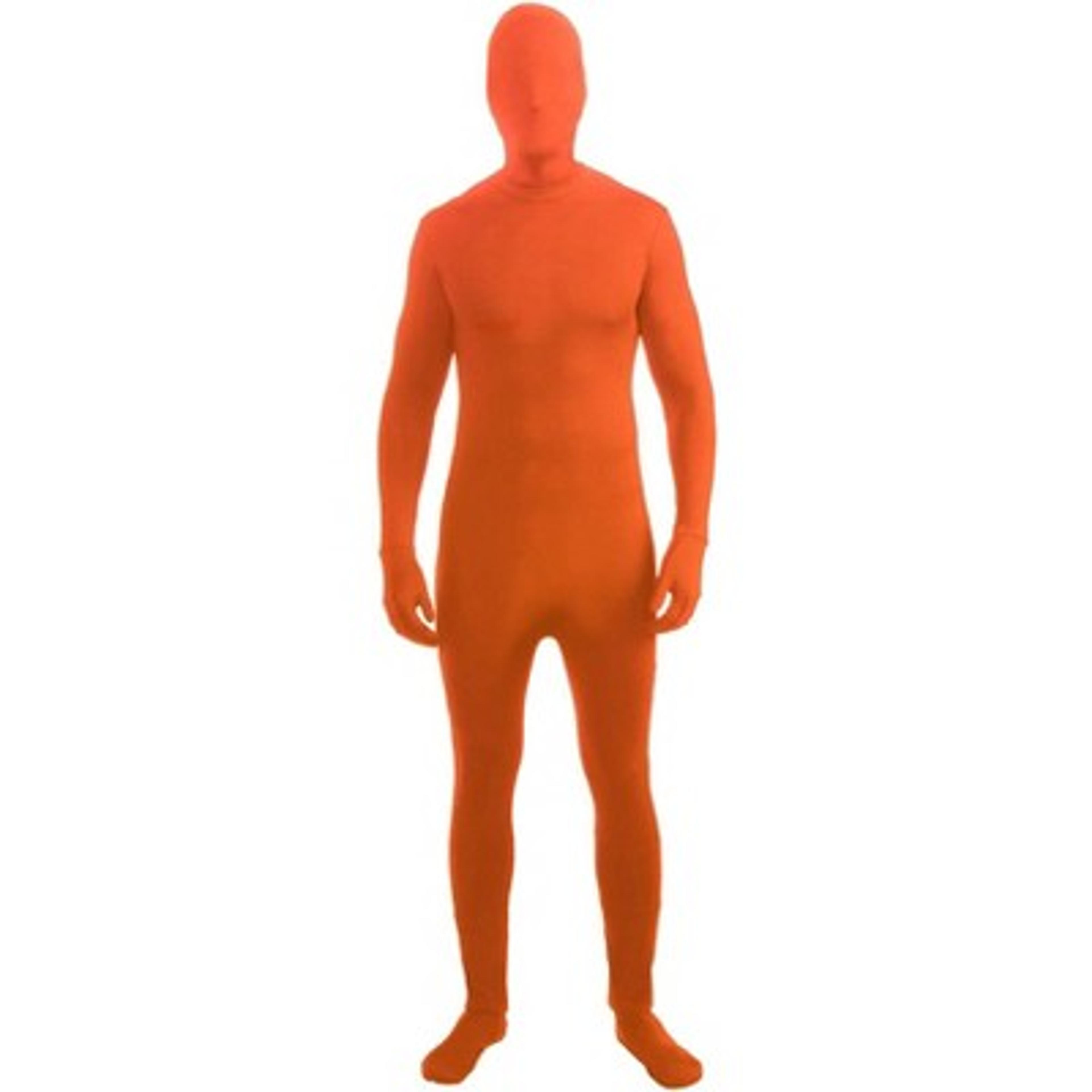 Forum Novelties Disappearing Man Neon Orange Body Suit Adult Costume : Target