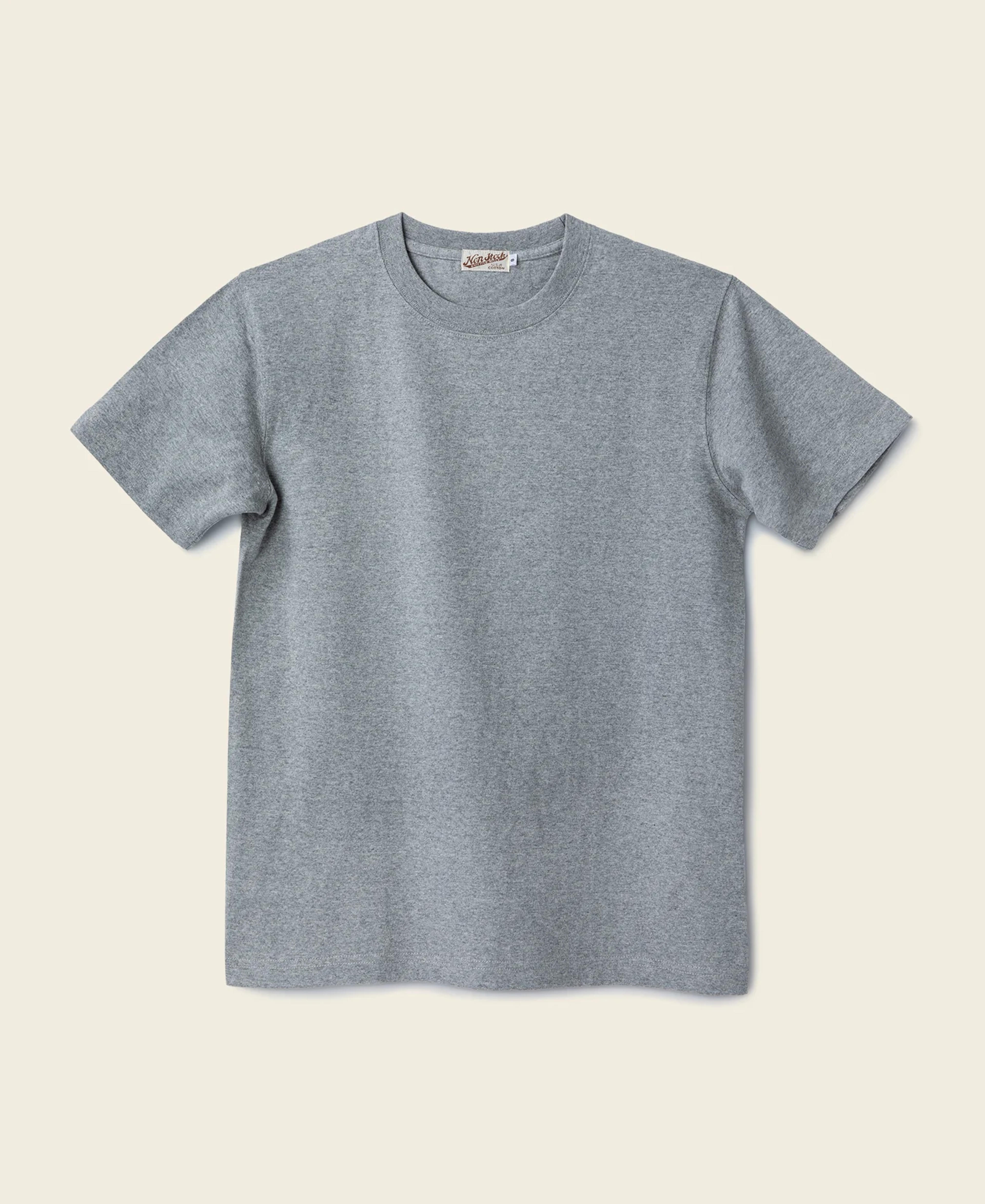 9 oz US Cotton Ring-spun Tubular T-Shirt - Gray | Tube Tee | Bronson