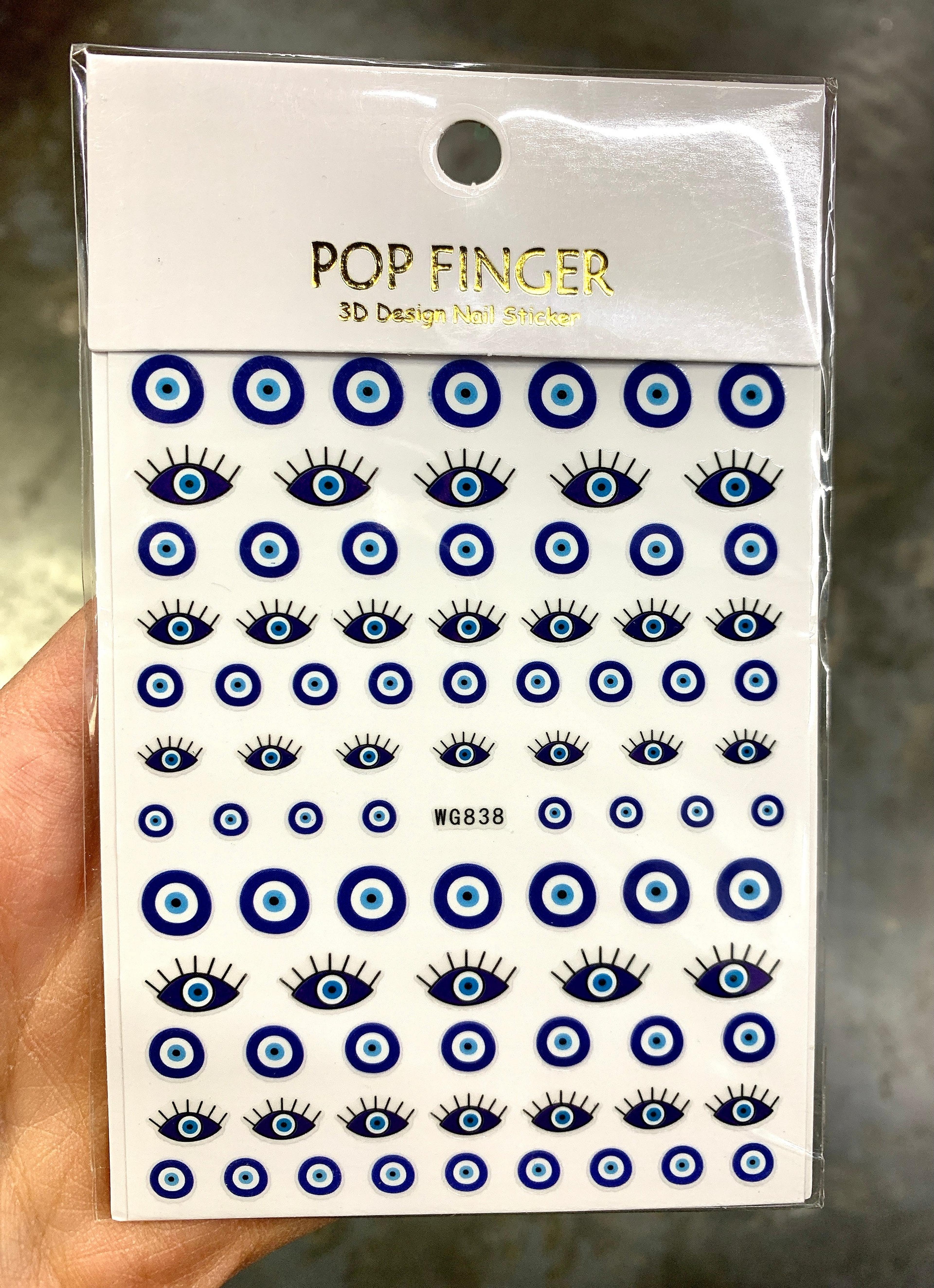 Evil eye Sticker Nail Decal