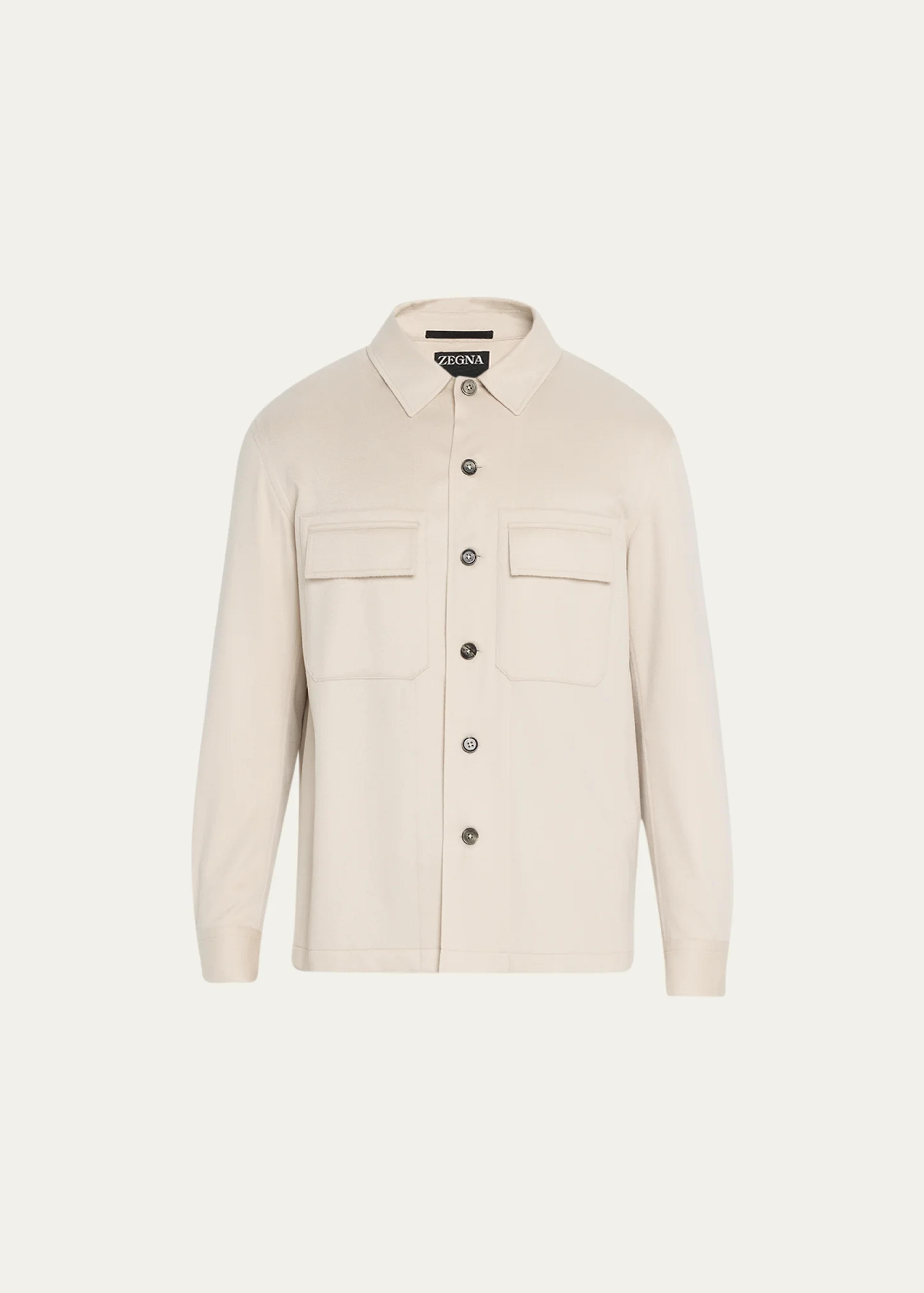 ZEGNA Men's Oasi Cashmere Overshirt - Bergdorf Goodman