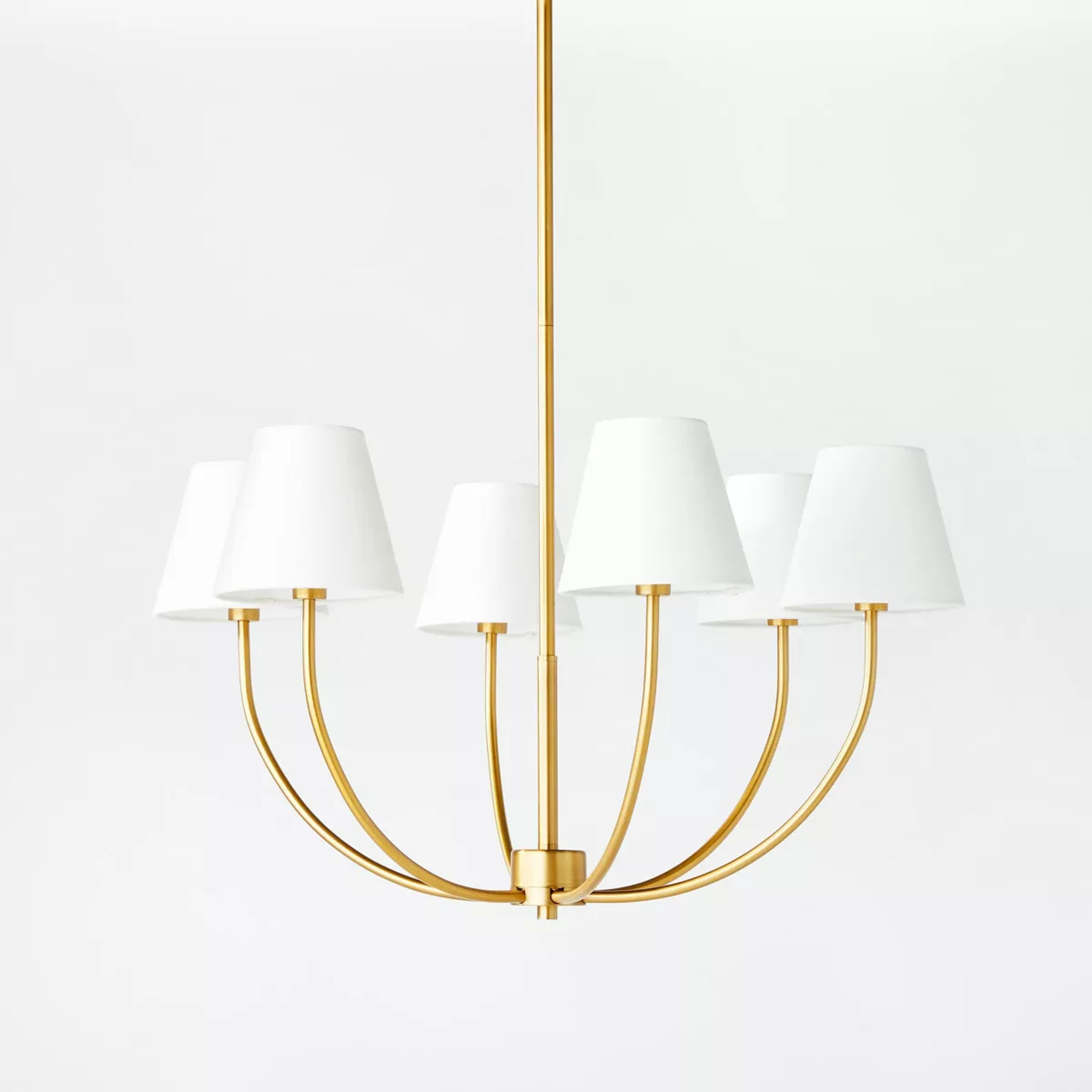6-light Ceiling Chandelier Brass - Threshold™ Designed With Studio Mcgee : Target