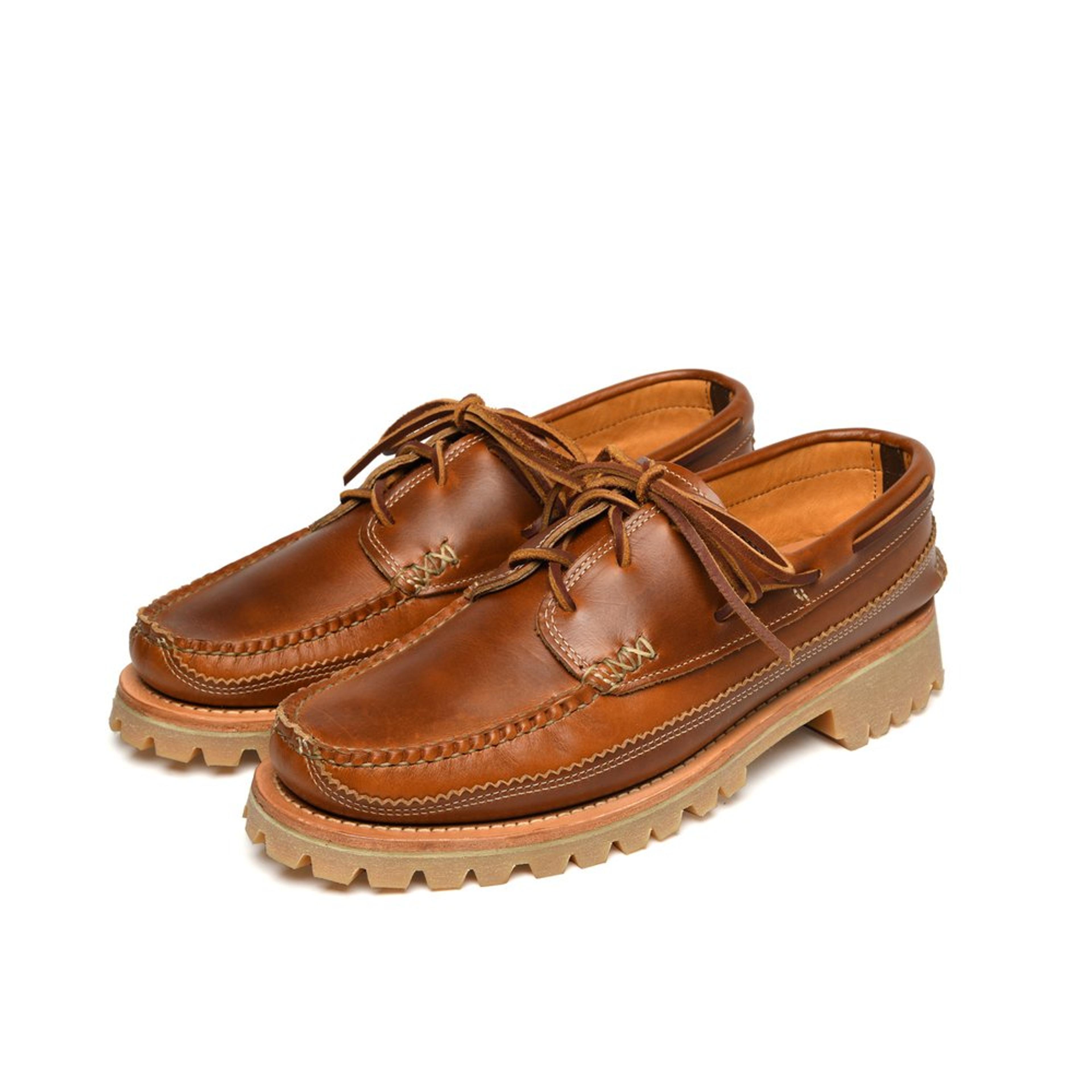 Boat Shoe DB with Lug Sole - C Whisky — YUKETEN