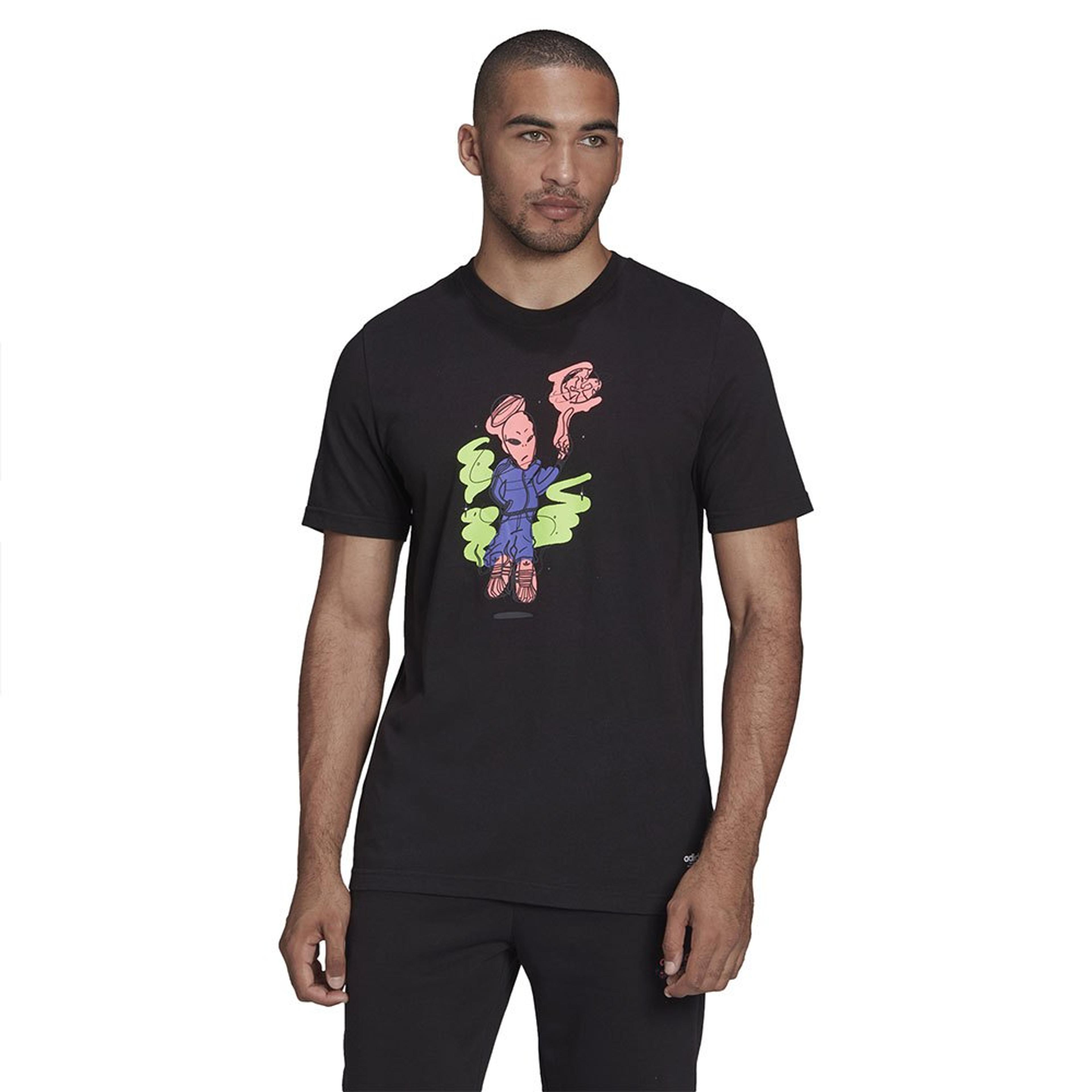 adidas originals Stokd Alien Short Sleeve T-Shirt Black| Dressinn