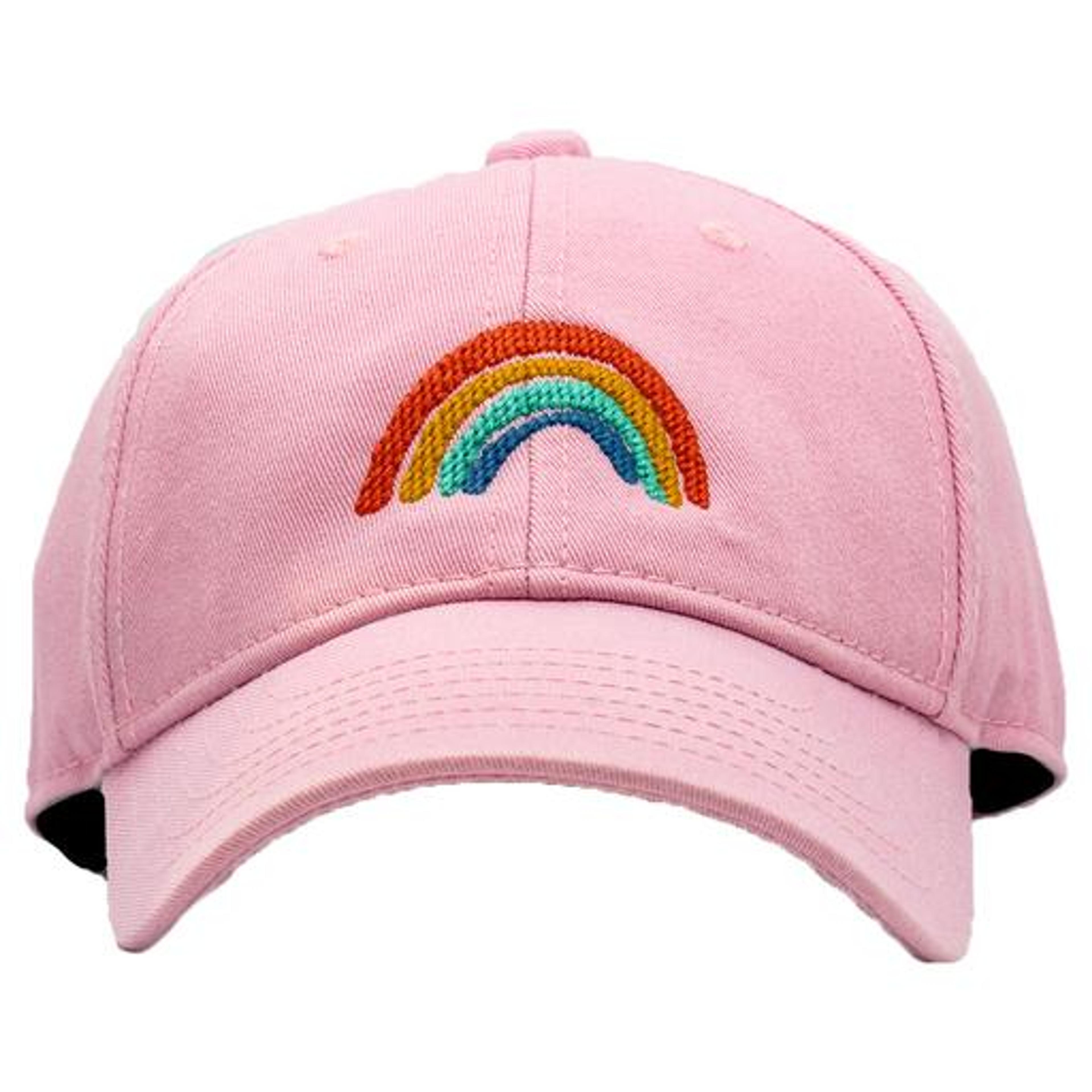 Kids Rainbow Baseball Hat - Light Pink | Kids Baseball Hats