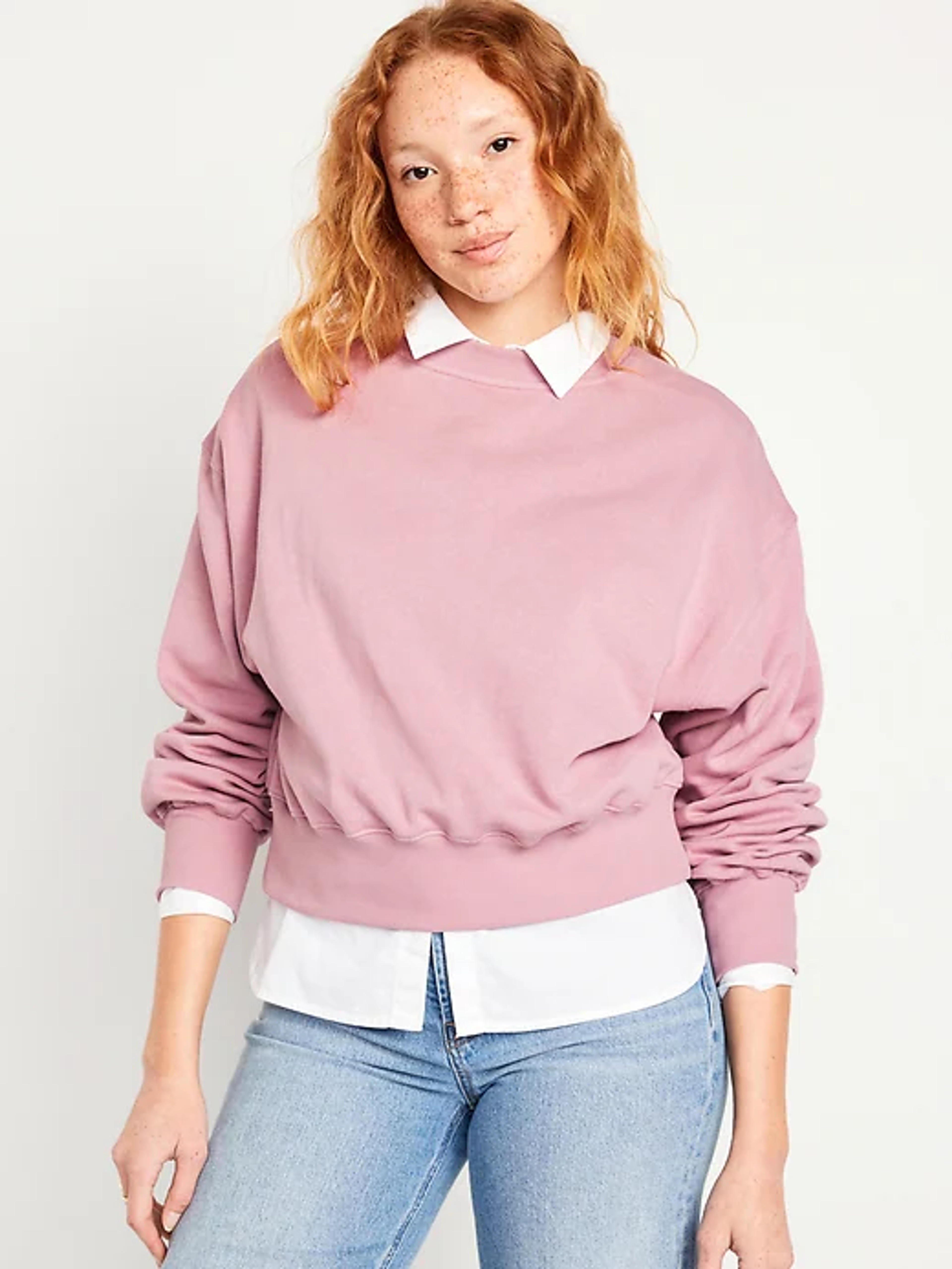 Drop-Shoulder Sweatshirt | Old Navy