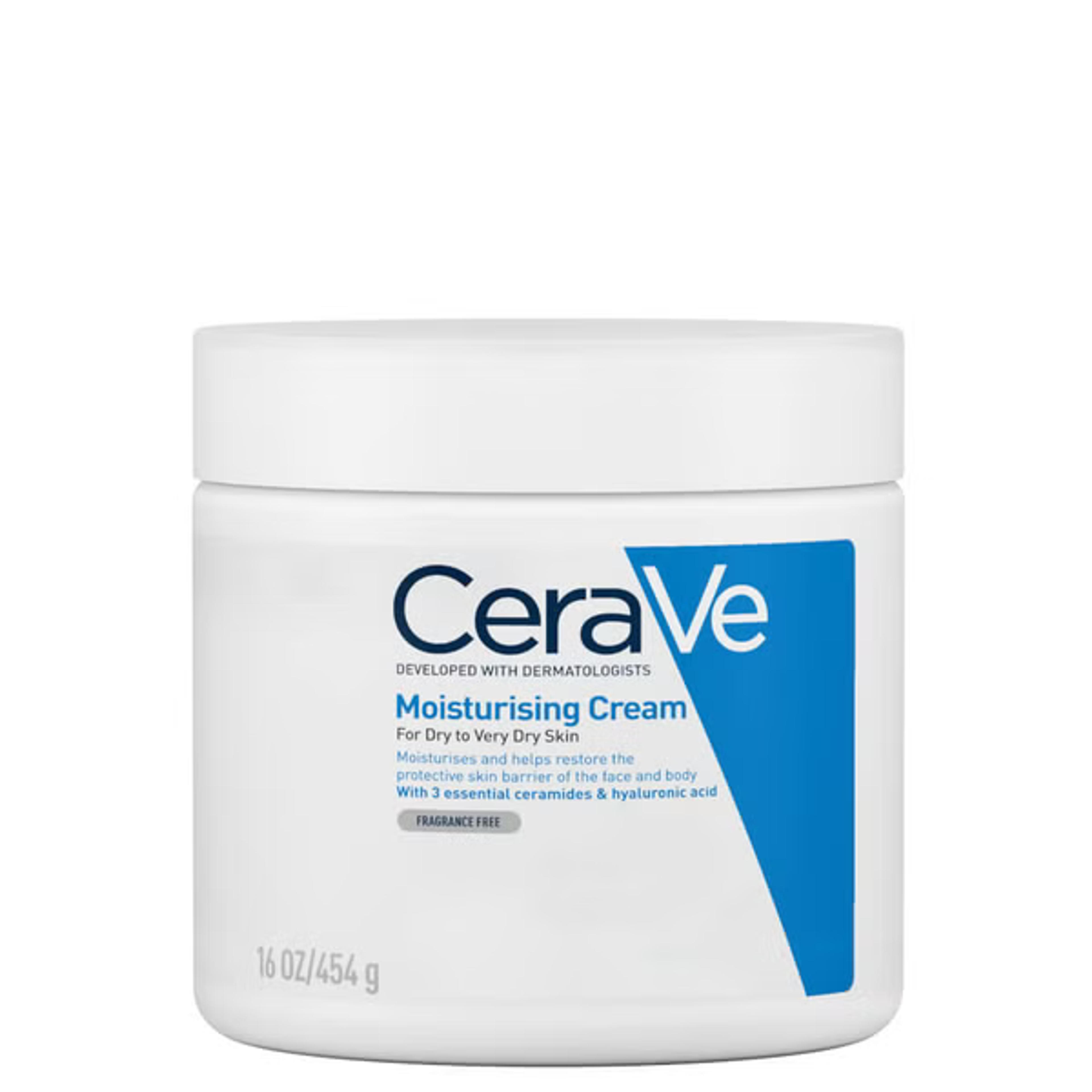 CeraVe Moisturising Cream Pot with Ceramides for Dry to Very Dry Skin 454g