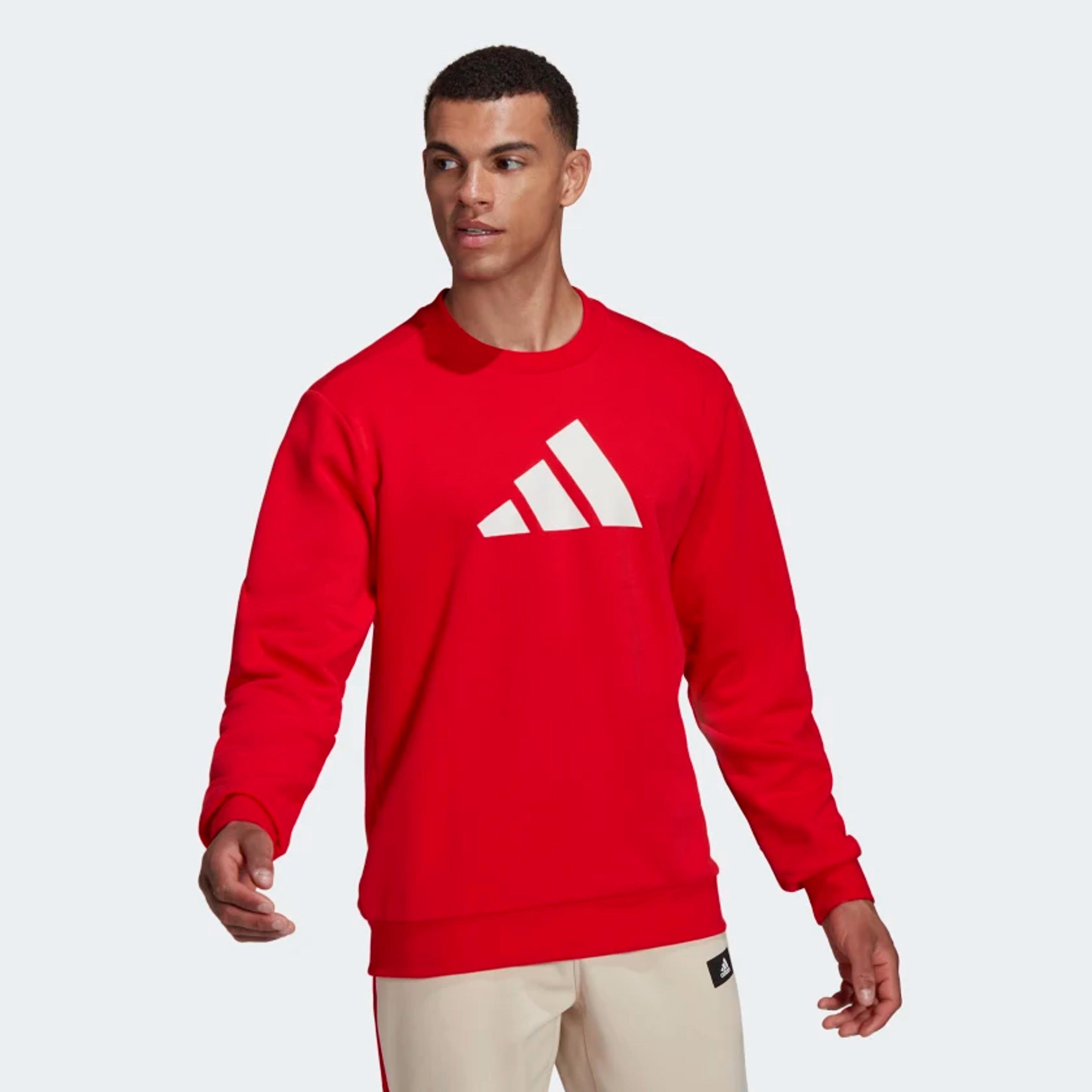 adidas Future Icons Crew Sweatshirt - Red | Men's Lifestyle | adidas US