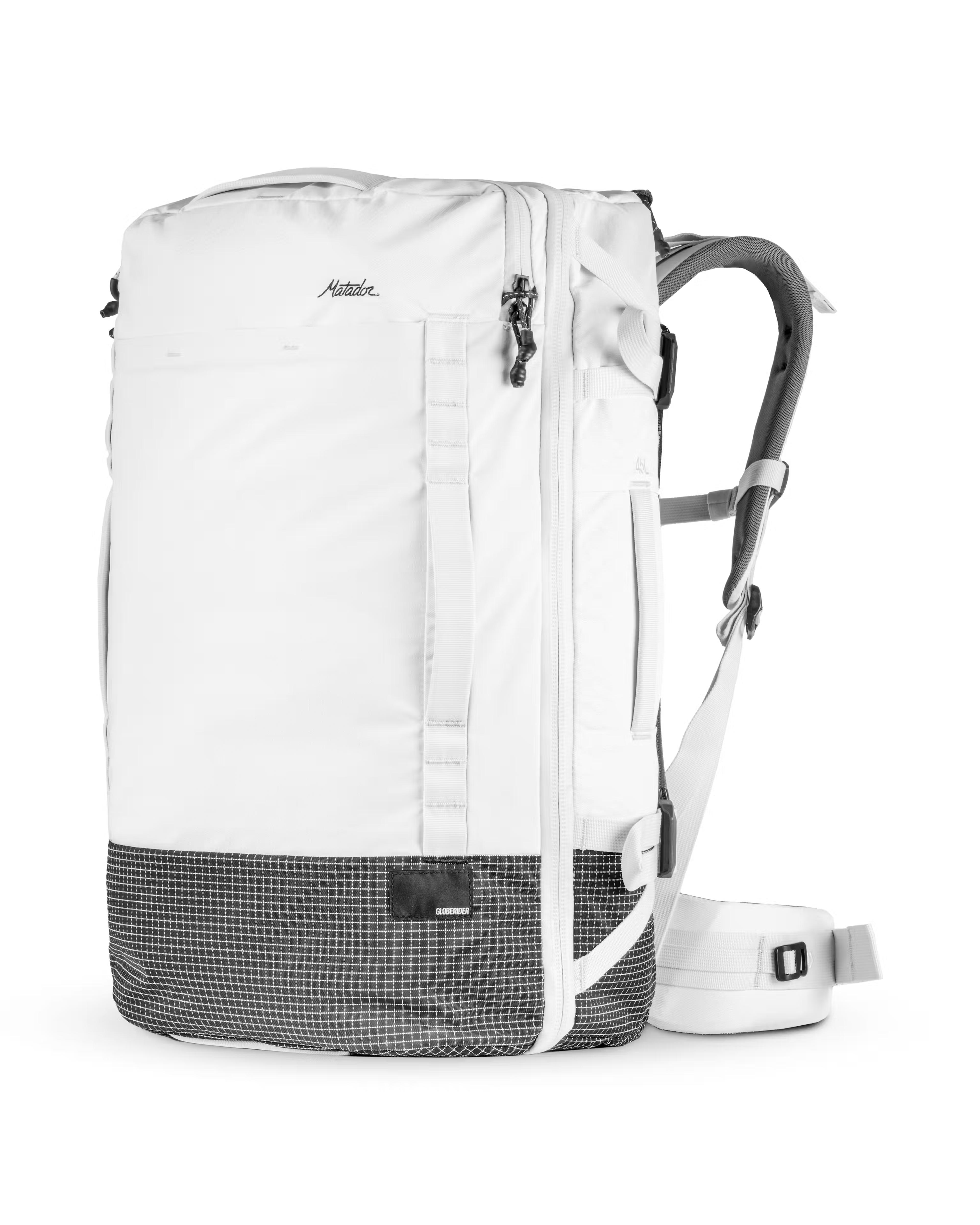 Matador Globerider Travel Backpack - 45L - Arctic White | Backpacks | Huckberry