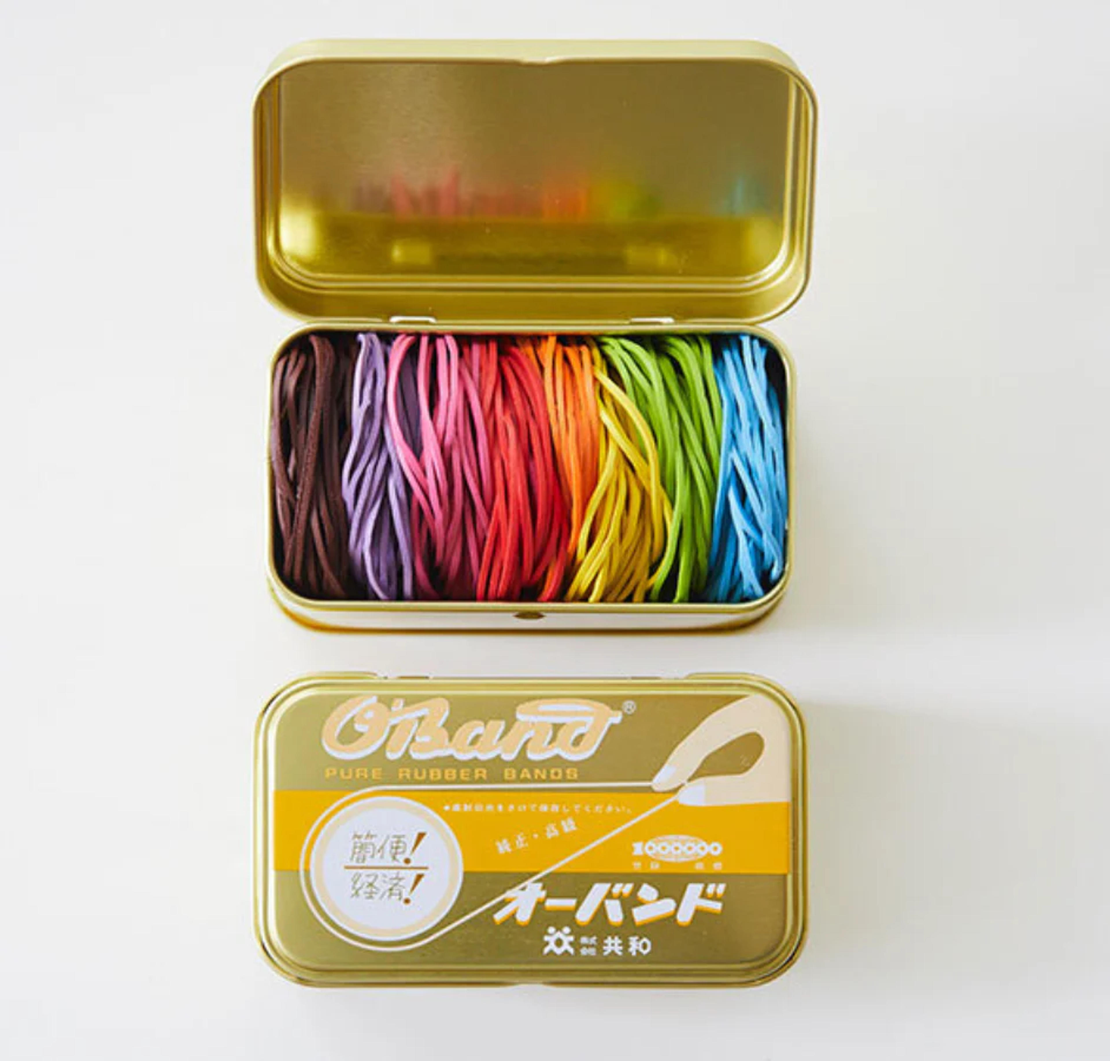 Box of Japanese Rubber Bands - 2 color options