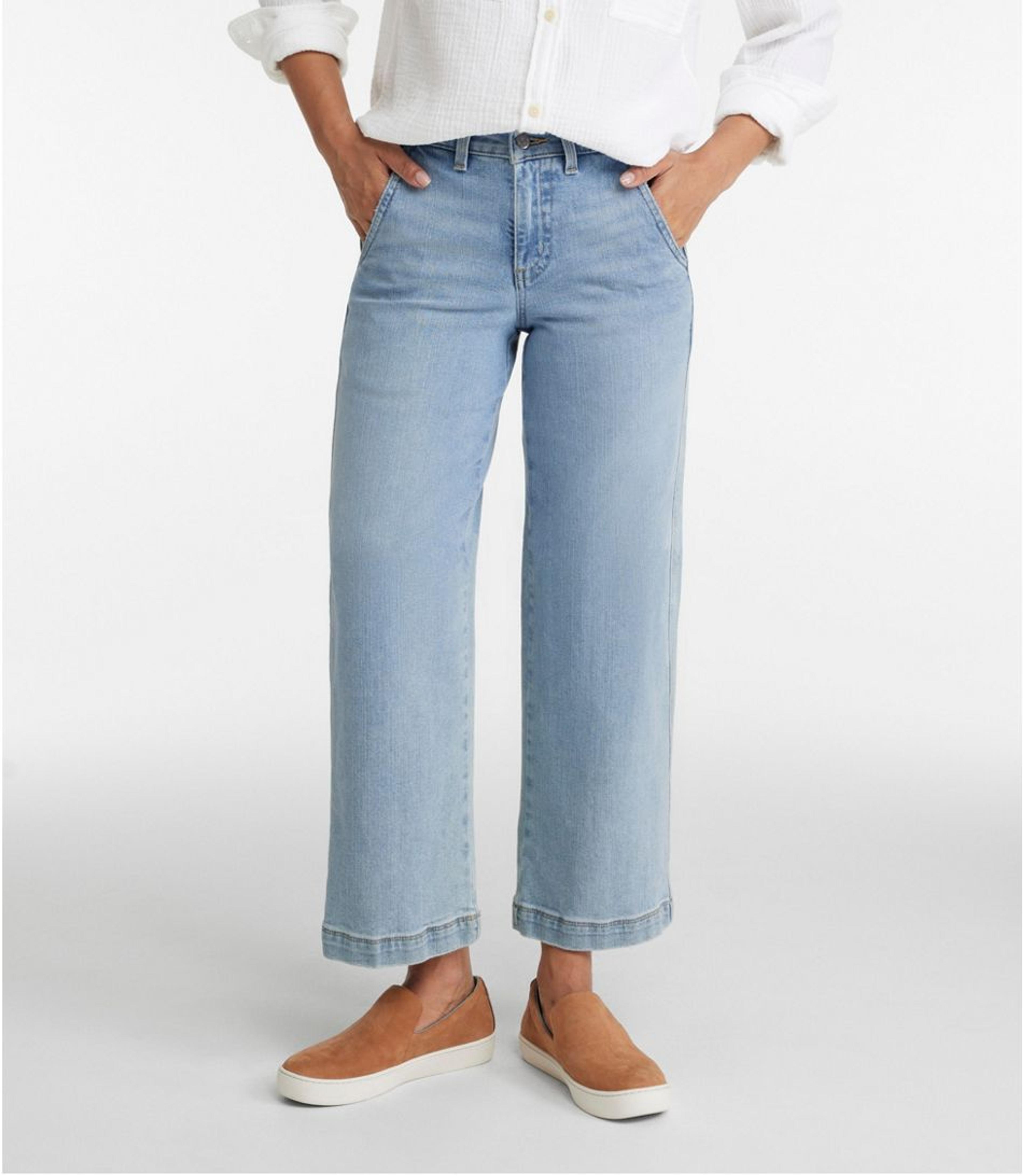 Women's 207 Vintage Jeans, High-Rise Wide-Leg | Jeans at L.L.Bean