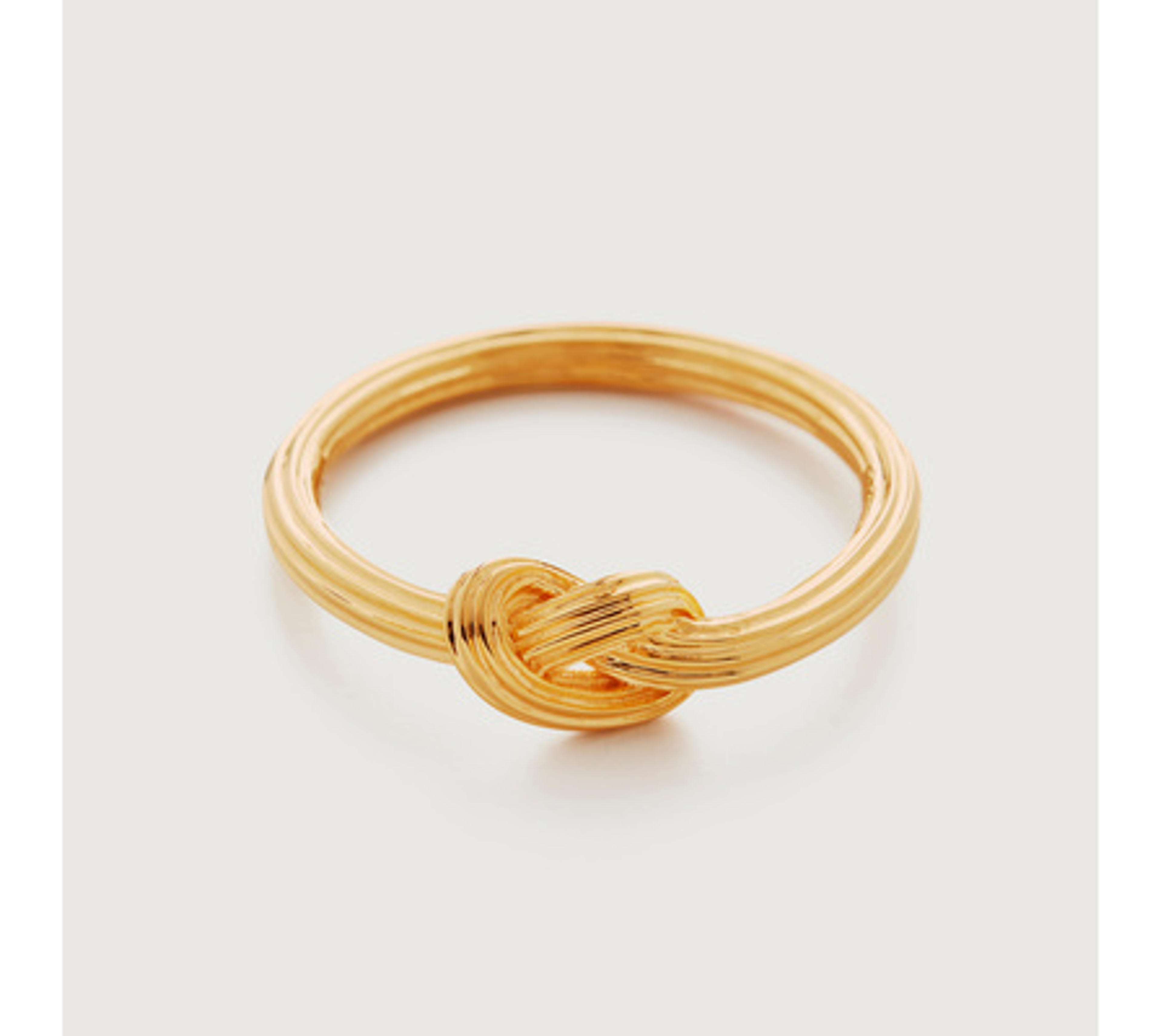 Groove Skinny Knot Ring