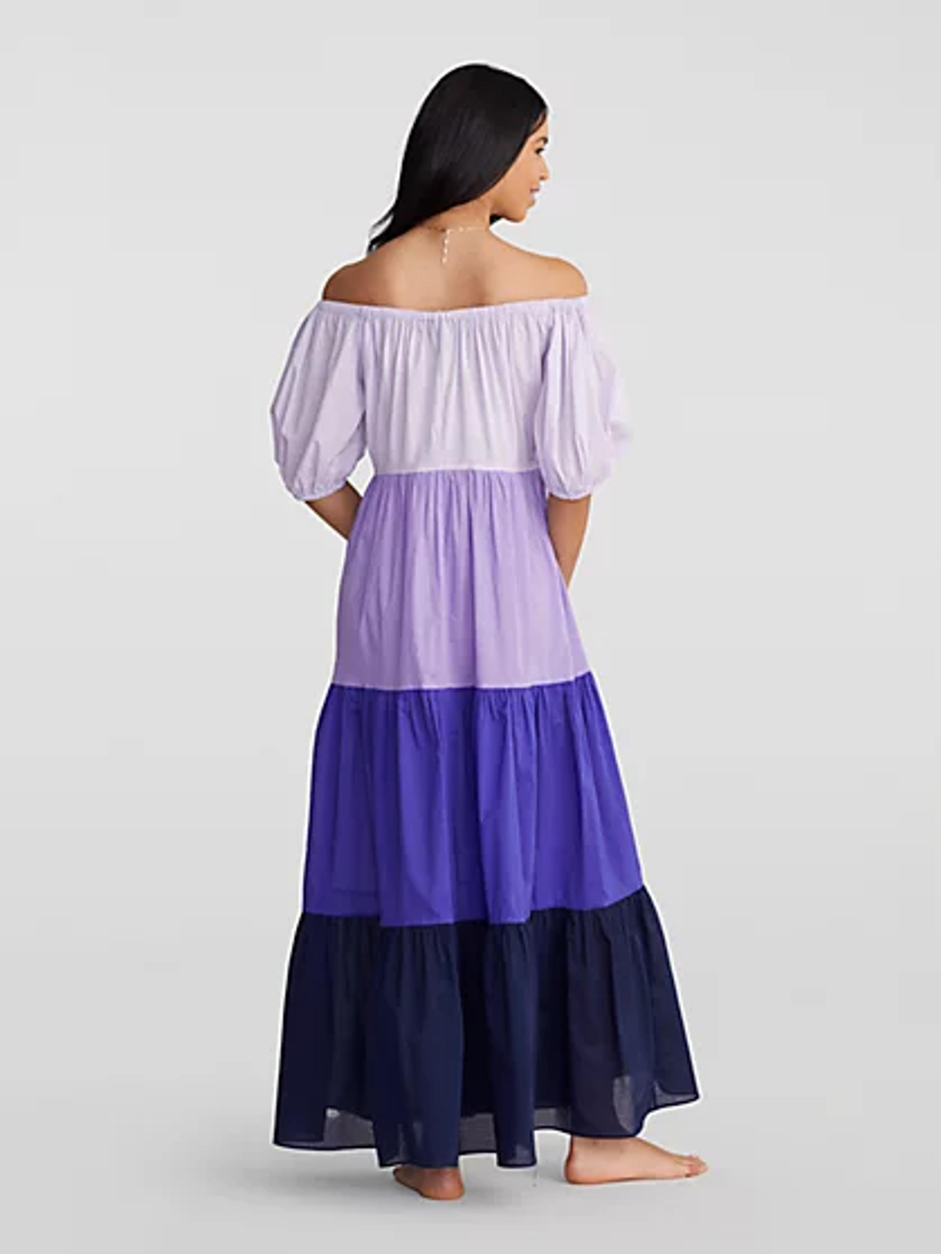 Natasha Tiered Colorblock Maxi Dress - Gabrielle Union Collection | New York & Company