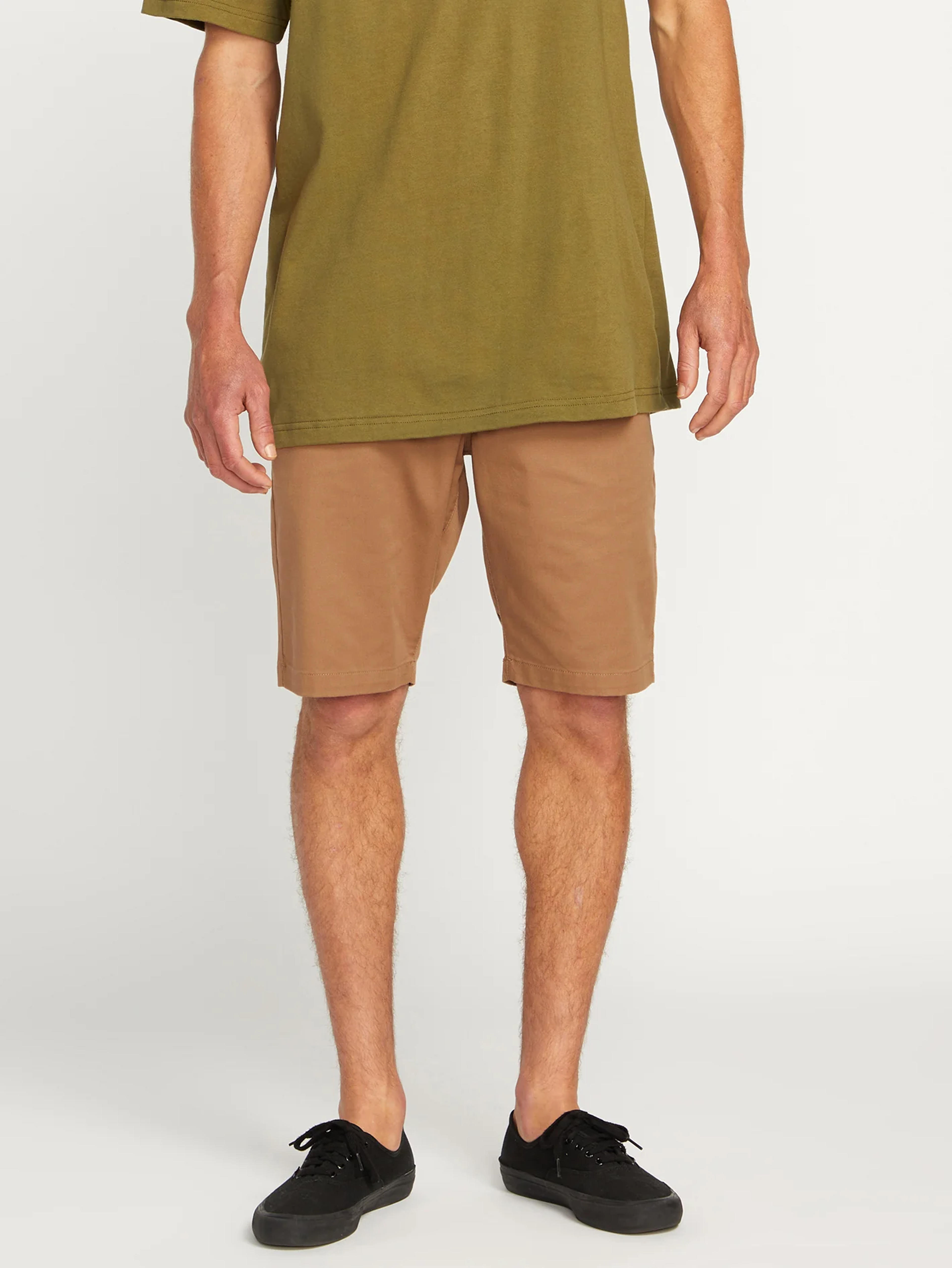 Frickin Modern Stretch Chino Shorts - Tobacco - TOBACCO / 32