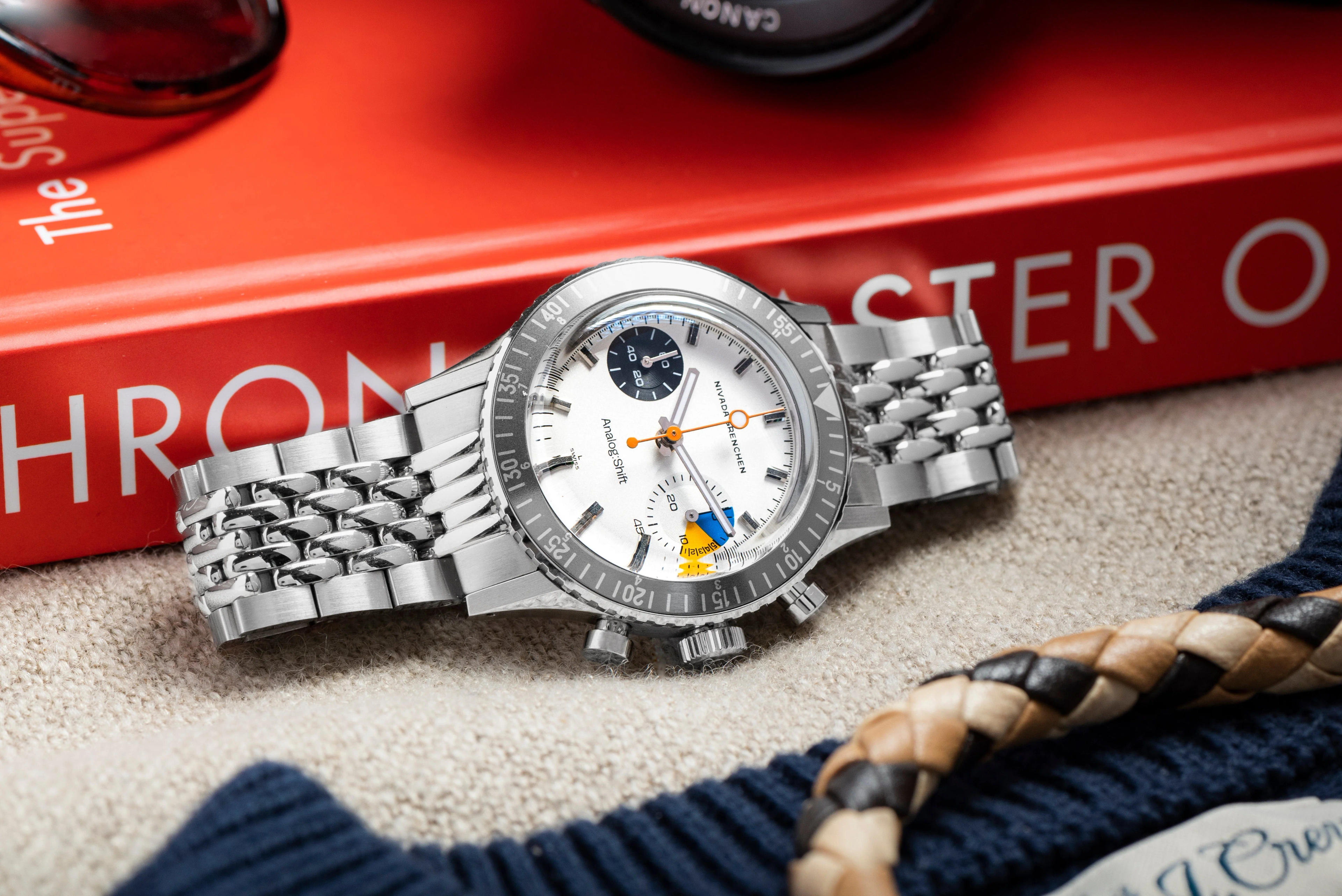 Nivada Grenchen X Analog:Shift Chronomaster 'Big Eye' Yachting LE