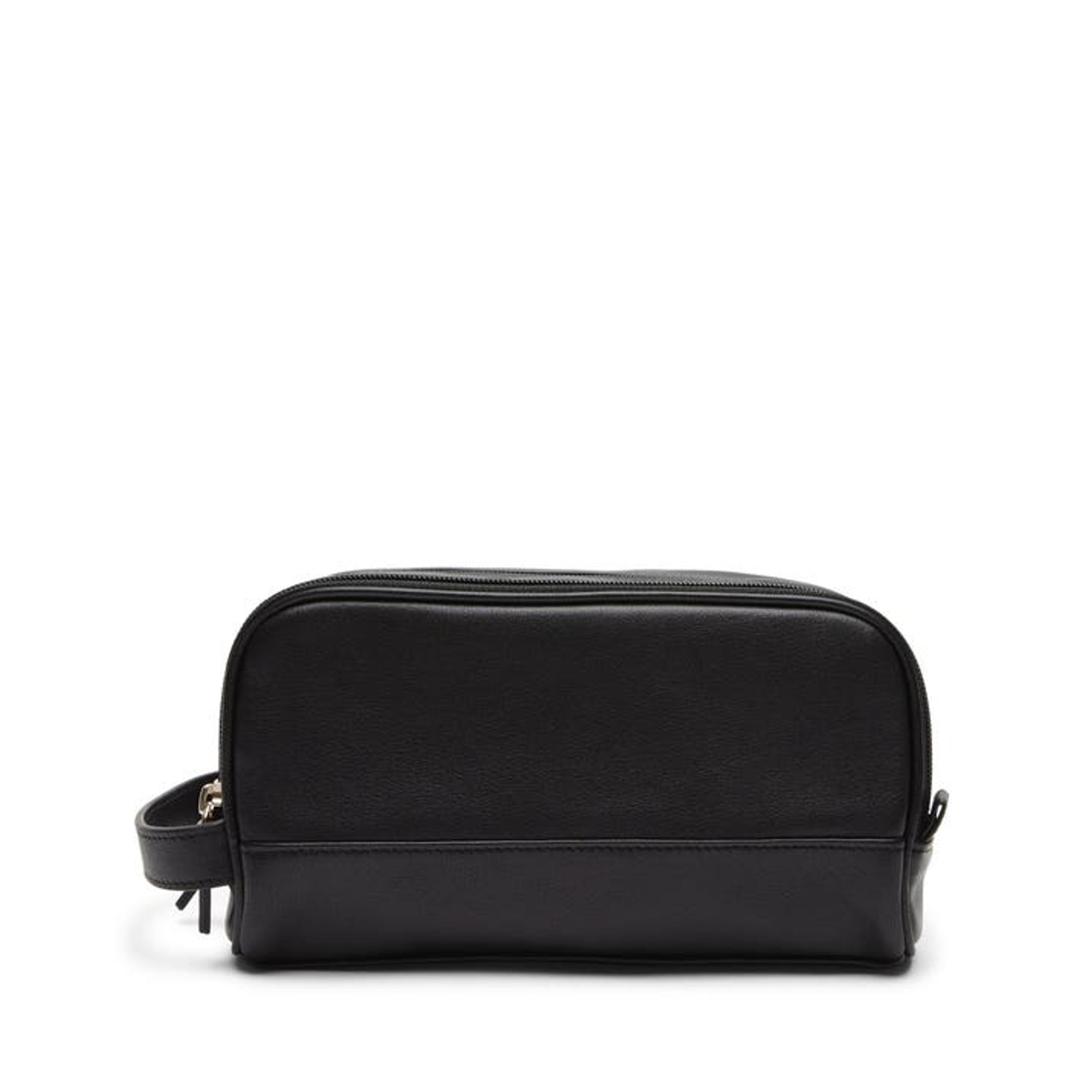 Double Zip Toiletry Bags | Full Grain Leather