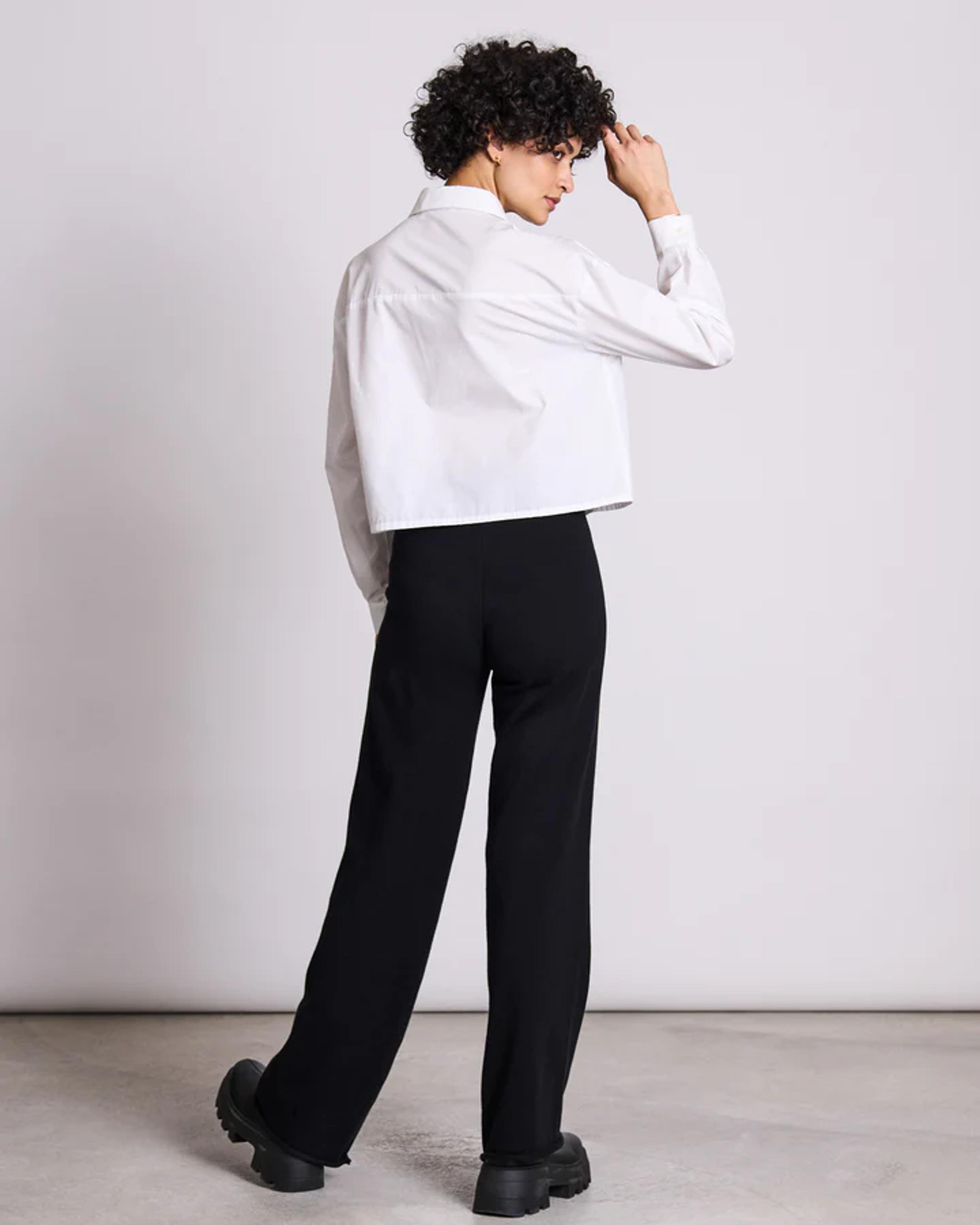 WIDE KNIT PANTS ANA BLACK GOTS – JAN 'N JUNE